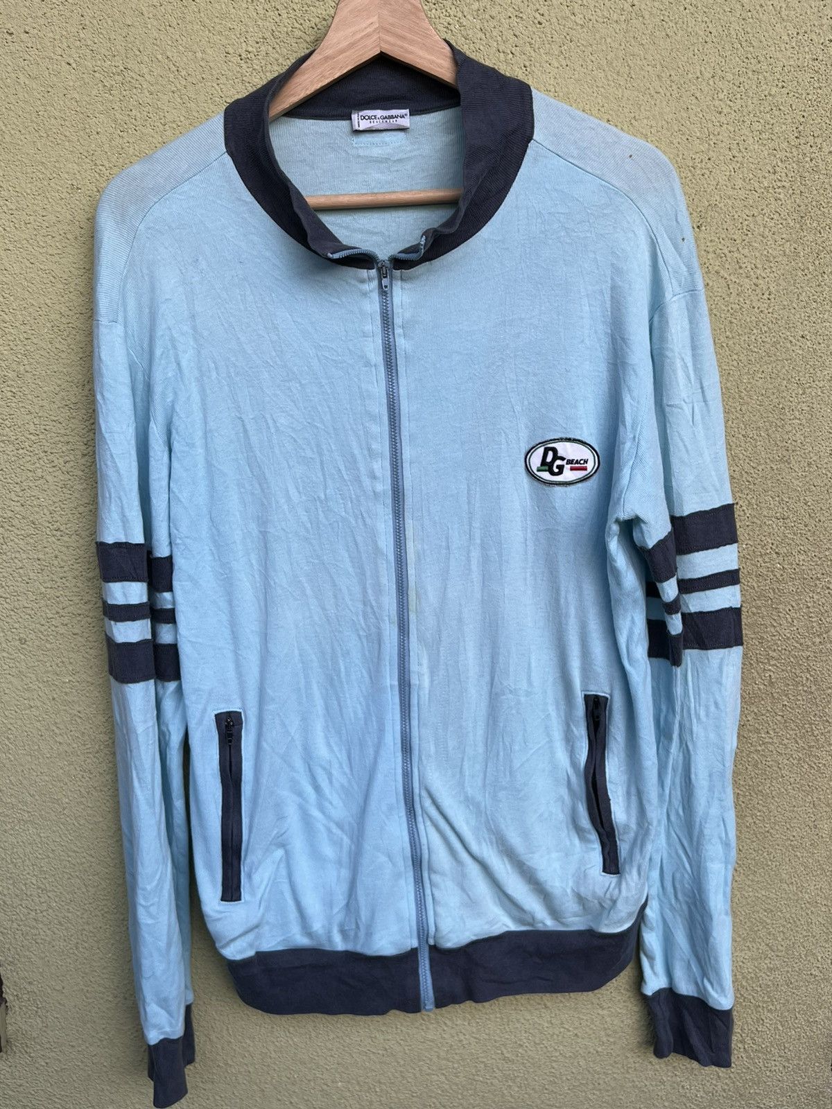 Dolce & Gabbana Rare Dolce & cabbana beachwear vintage Italy zip jacket Size US M / EU 48-50 / 2 - 1 Thumbnail