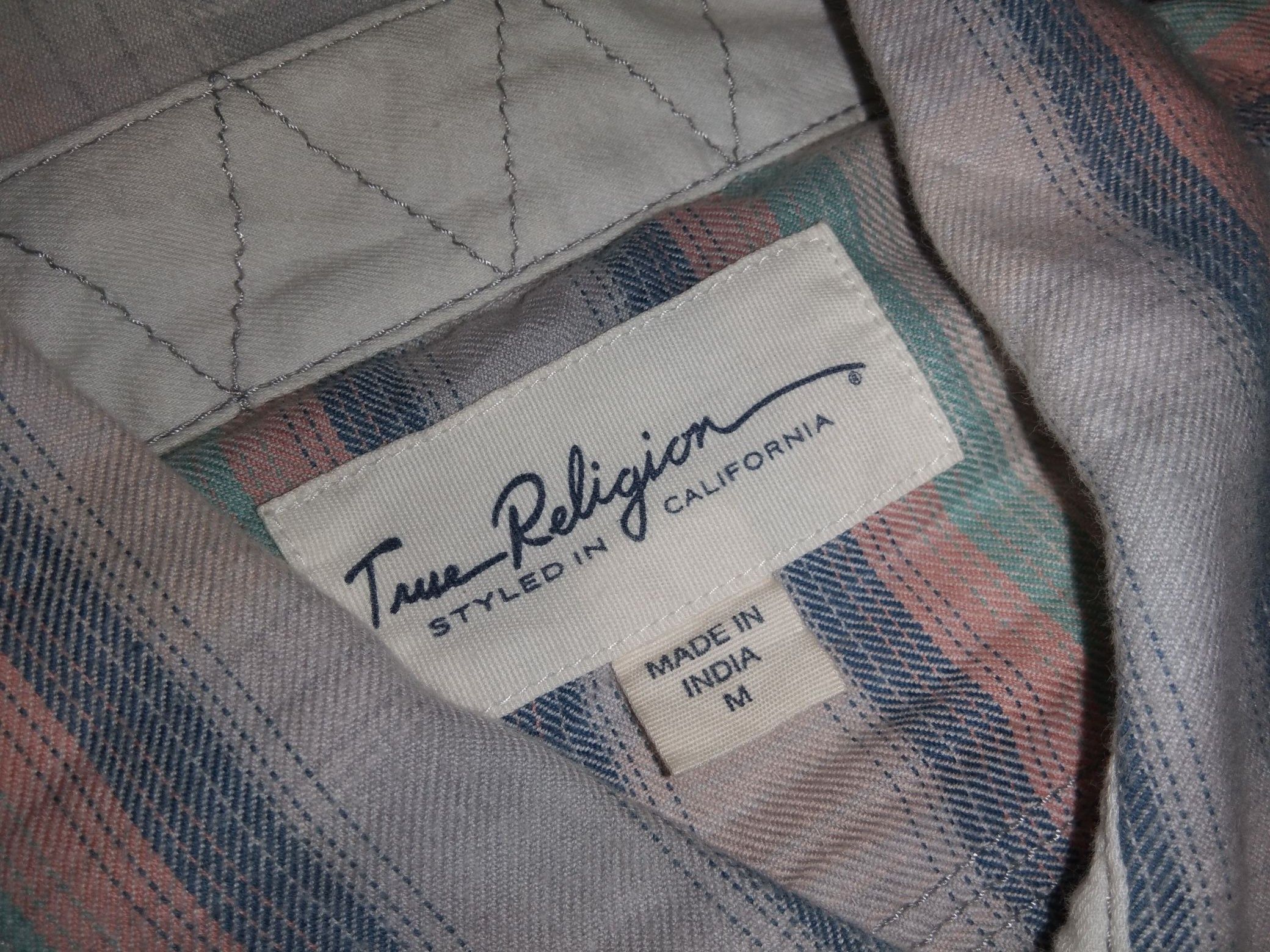 True Religion True religion Plaid shirt brand fashion denim casual Size M / US 6-8 / IT 42-44 - 5 Thumbnail