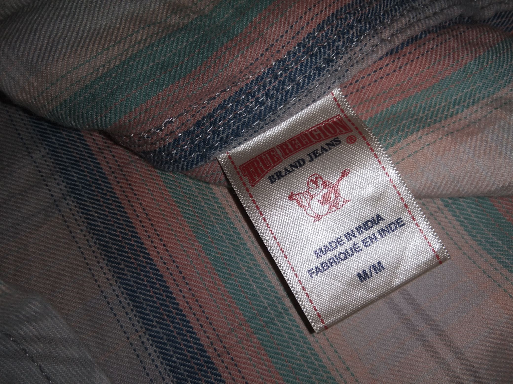 True Religion True religion Plaid shirt brand fashion denim casual Size M / US 6-8 / IT 42-44 - 6 Thumbnail