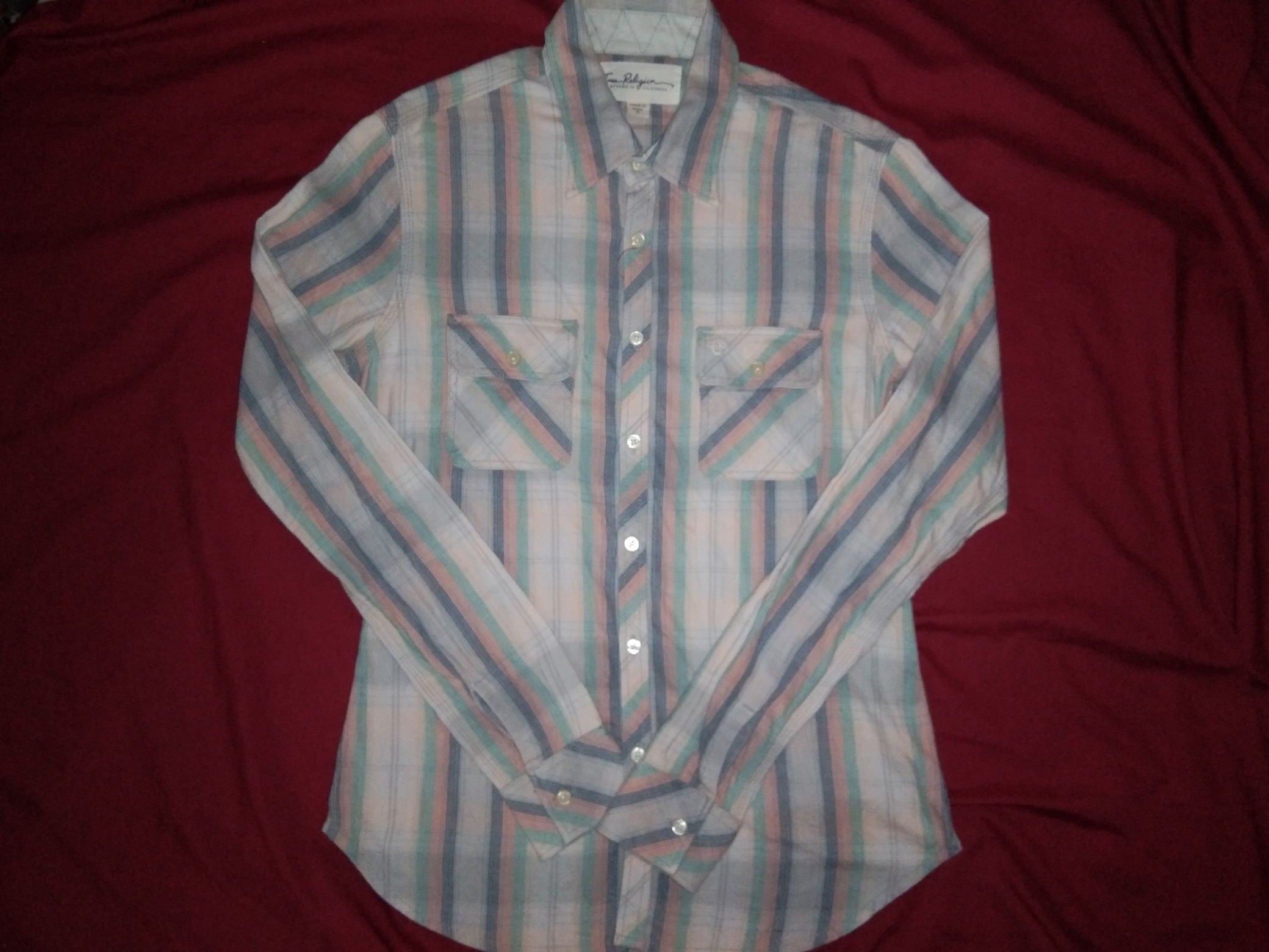 True Religion True religion Plaid shirt brand fashion denim casual Size M / US 6-8 / IT 42-44 - 2 Thumbnail