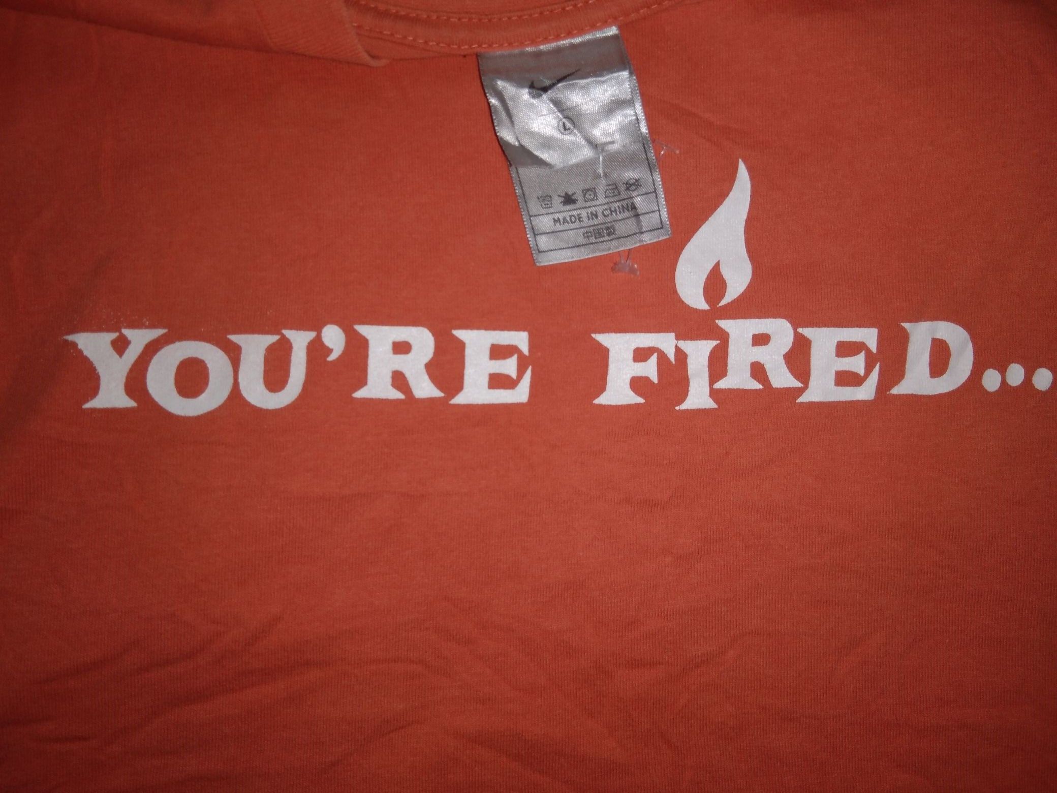 Nike VTG Y2K 2000s Nike You're Fired tshirt Size US L / EU 52-54 / 3 - 1 Thumbnail