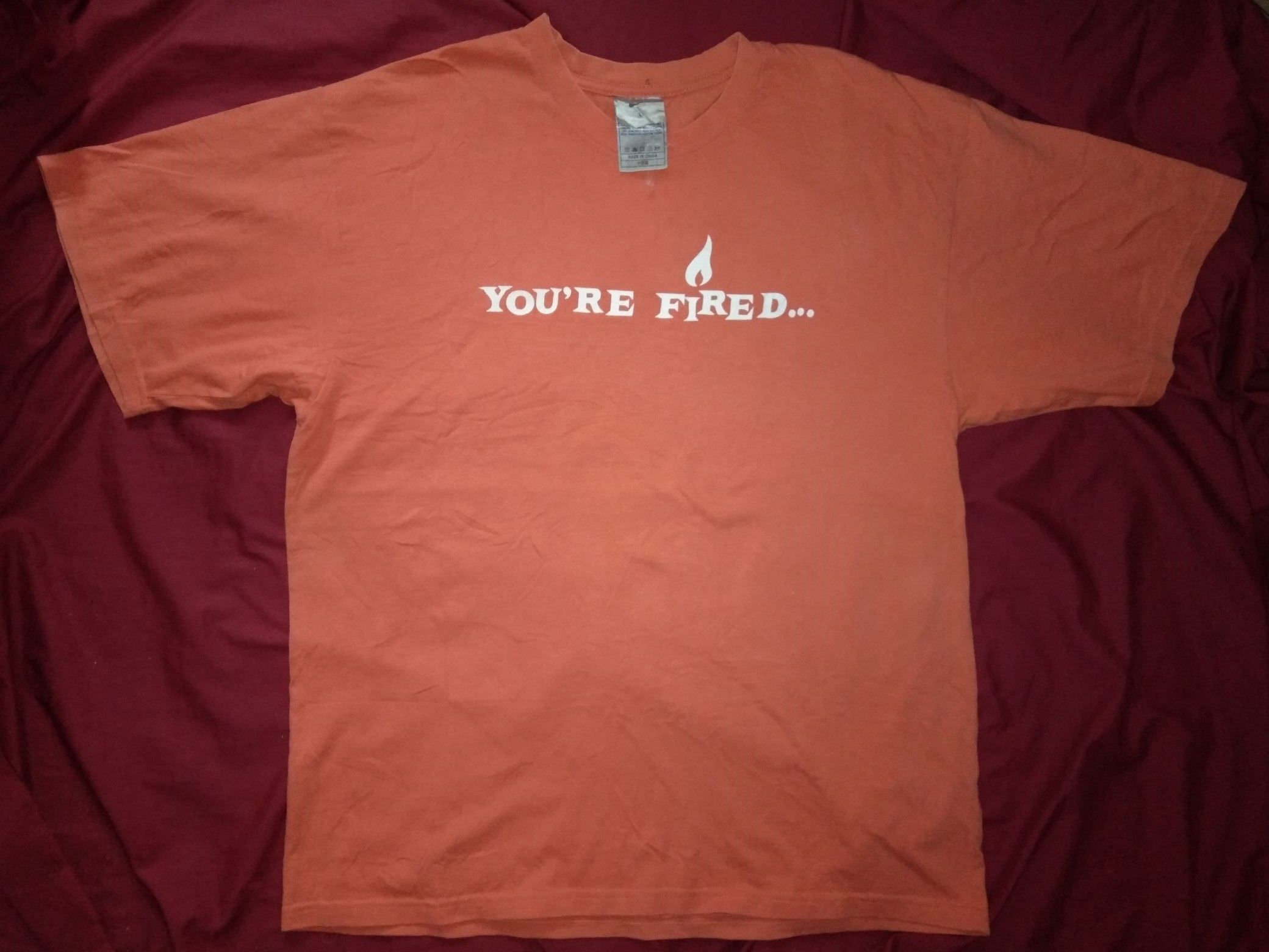 Nike VTG Y2K 2000s Nike You're Fired tshirt Size US L / EU 52-54 / 3 - 2 Thumbnail