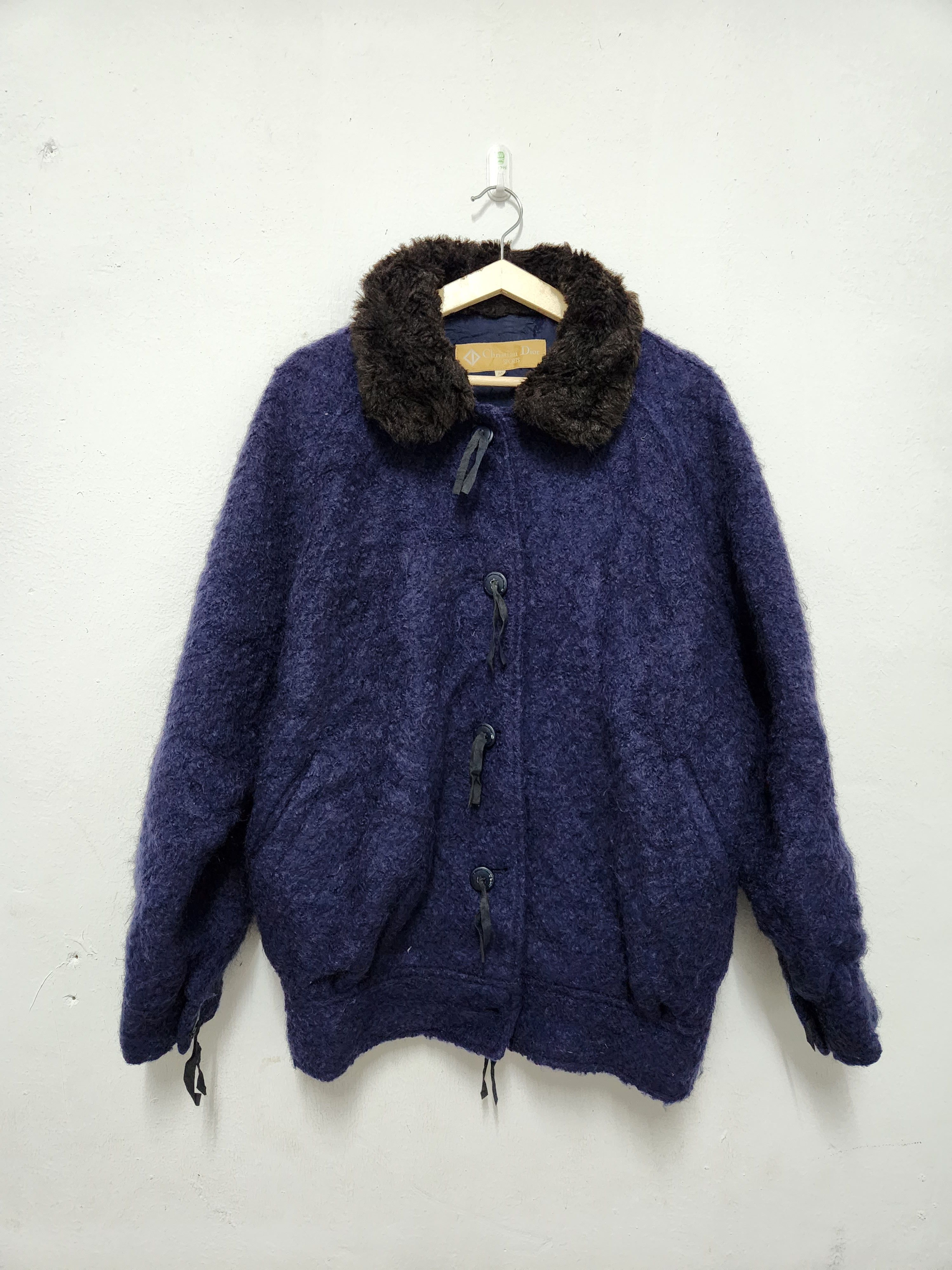 vintage 90s Christian Dior Sport Wool Jacket