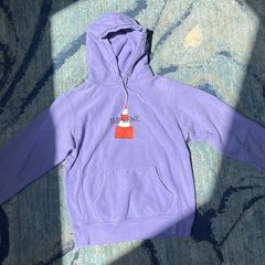 Men's Supreme Traffic Cone Red Hoodie Sweatshirt Made in Canada Size M  Medium