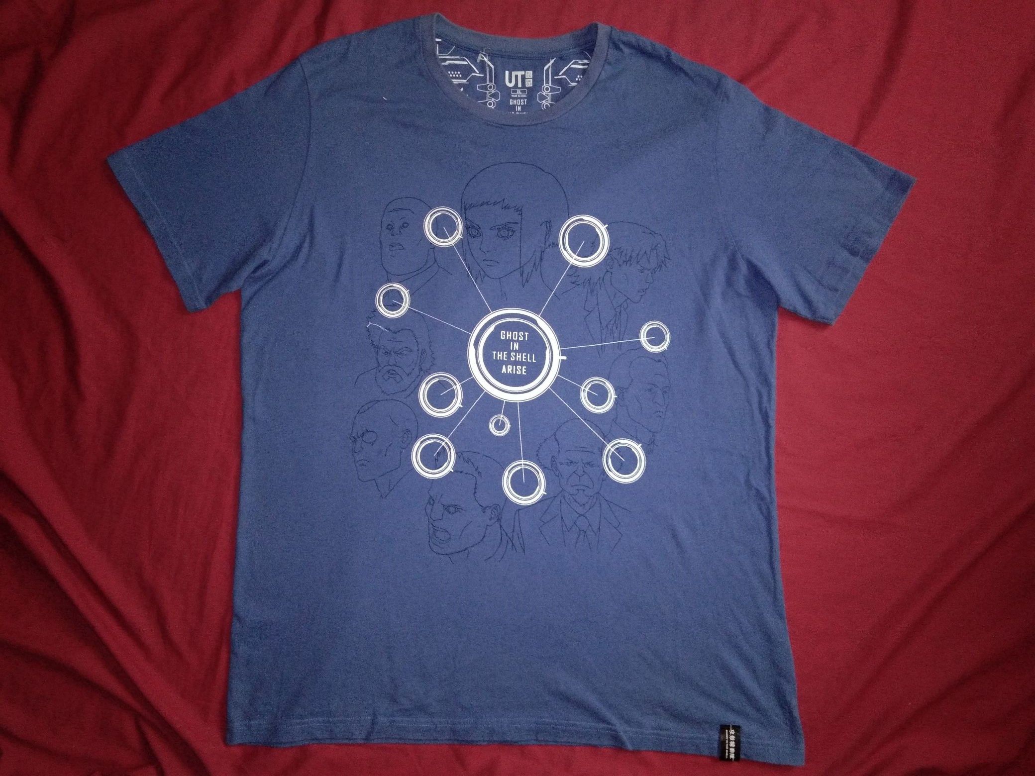Japanese Brand 2pcs Ghost in The Shell + Tachikoma tshirt anime GITS Size US L / EU 52-54 / 3 - 3 Thumbnail
