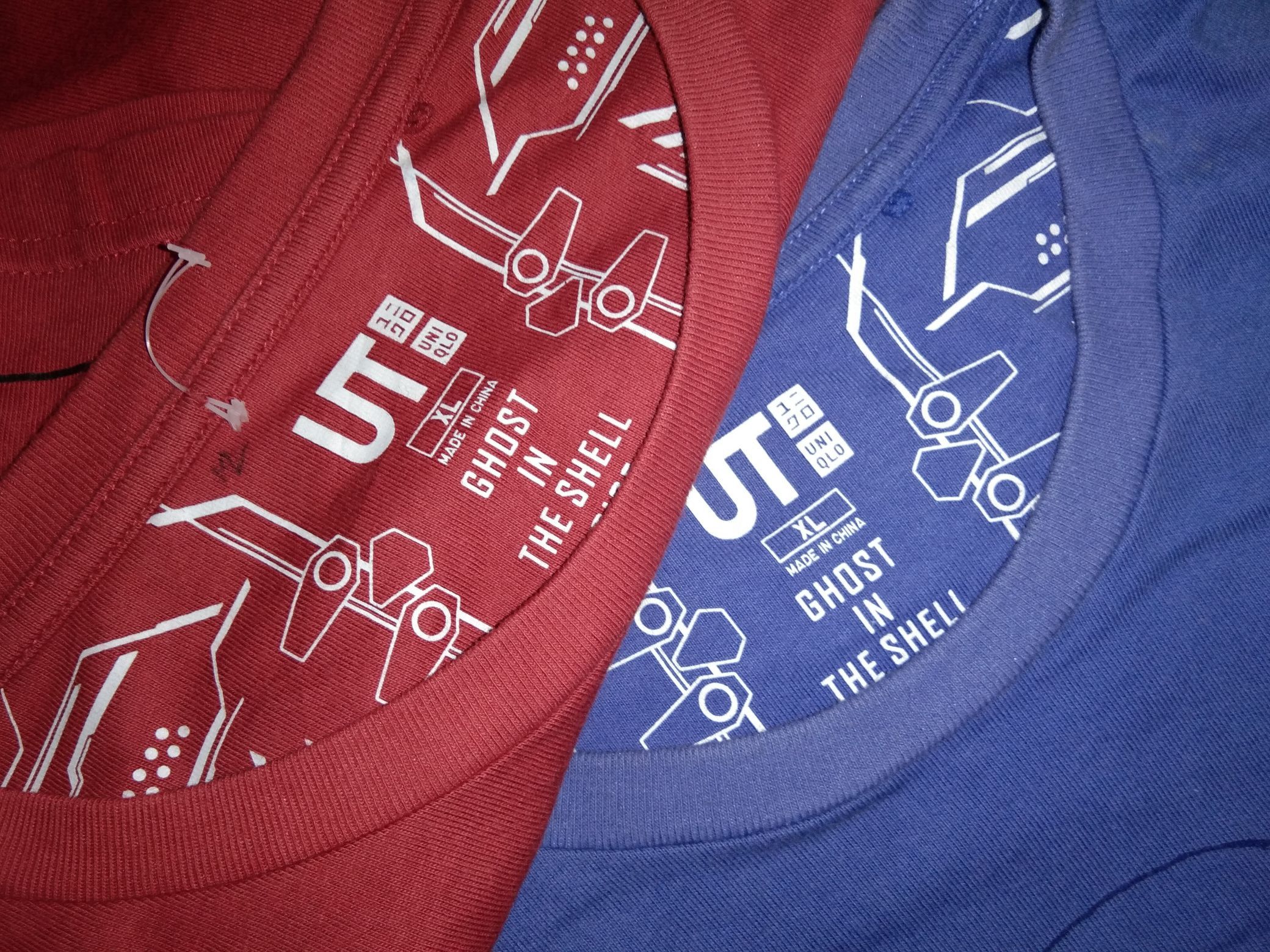 Japanese Brand 2pcs Ghost in The Shell + Tachikoma tshirt anime GITS Size US L / EU 52-54 / 3 - 4 Thumbnail