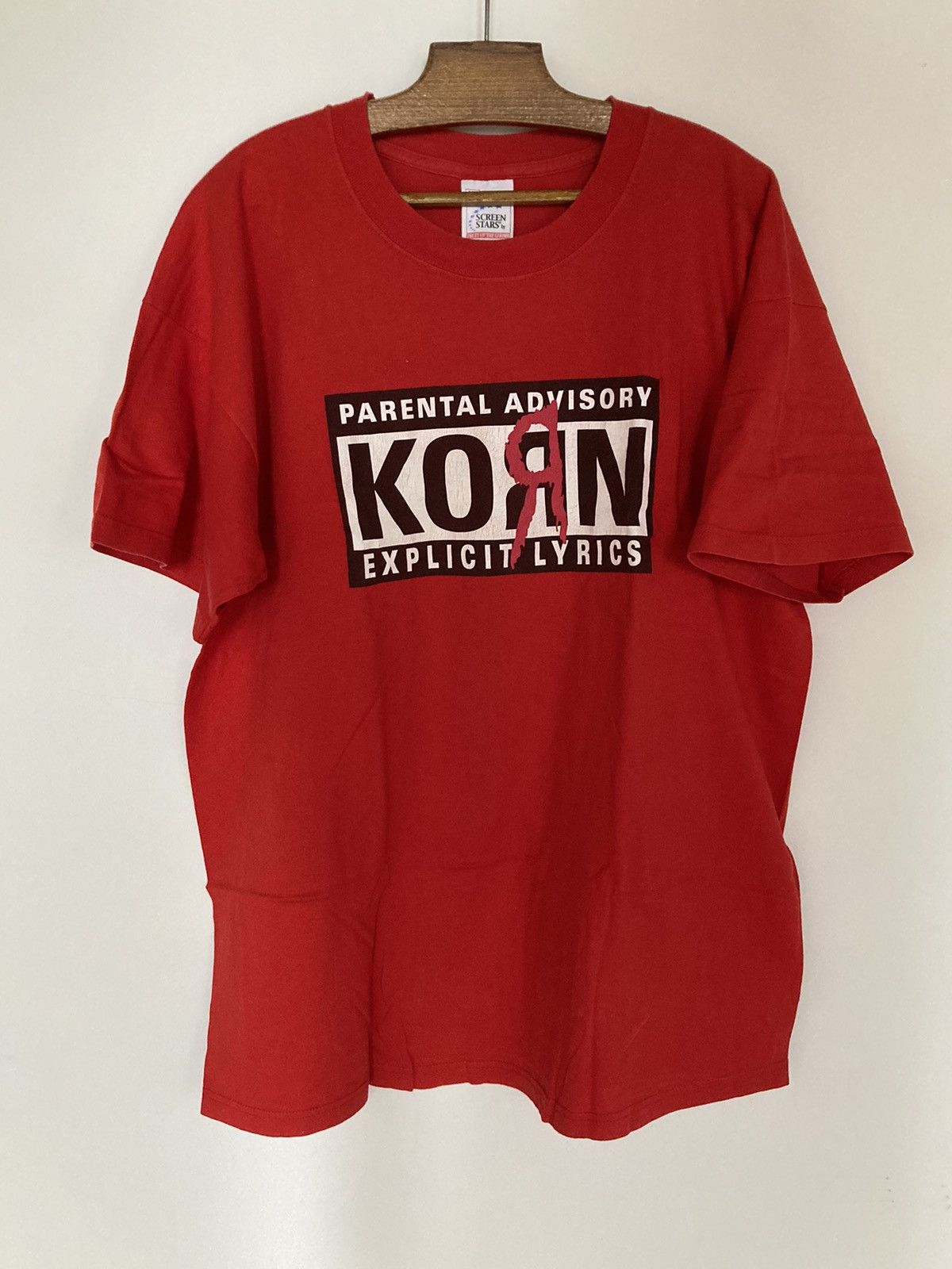Vintage Korn Shirt issues era explicit lyrics