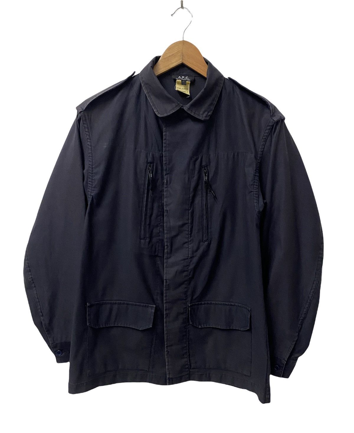 A.P.C. A.P.C. DENIM BUTTON JACKET Size US M / EU 48-50 / 2 - 2 Thumbnail