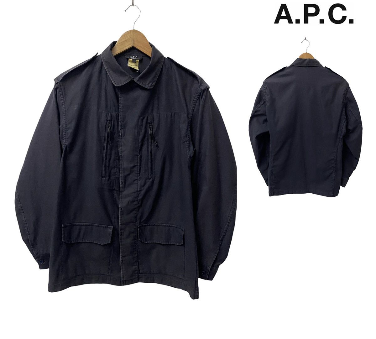 A.P.C. A.P.C. DENIM BUTTON JACKET Size US M / EU 48-50 / 2 - 1 Thumbnail
