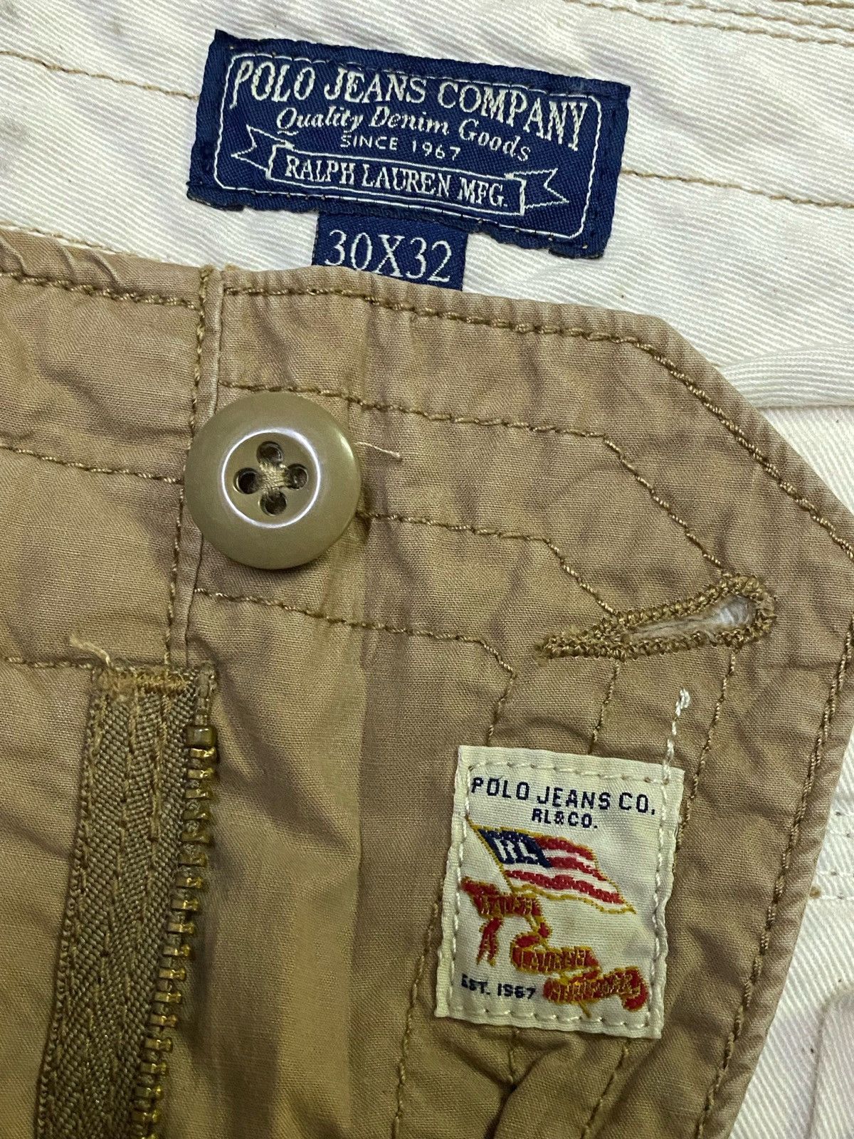 Japanese Brand × Polo Ralph Lauren Polo Ralph Lauren Cargo Pants Size US 33 - 13 Thumbnail