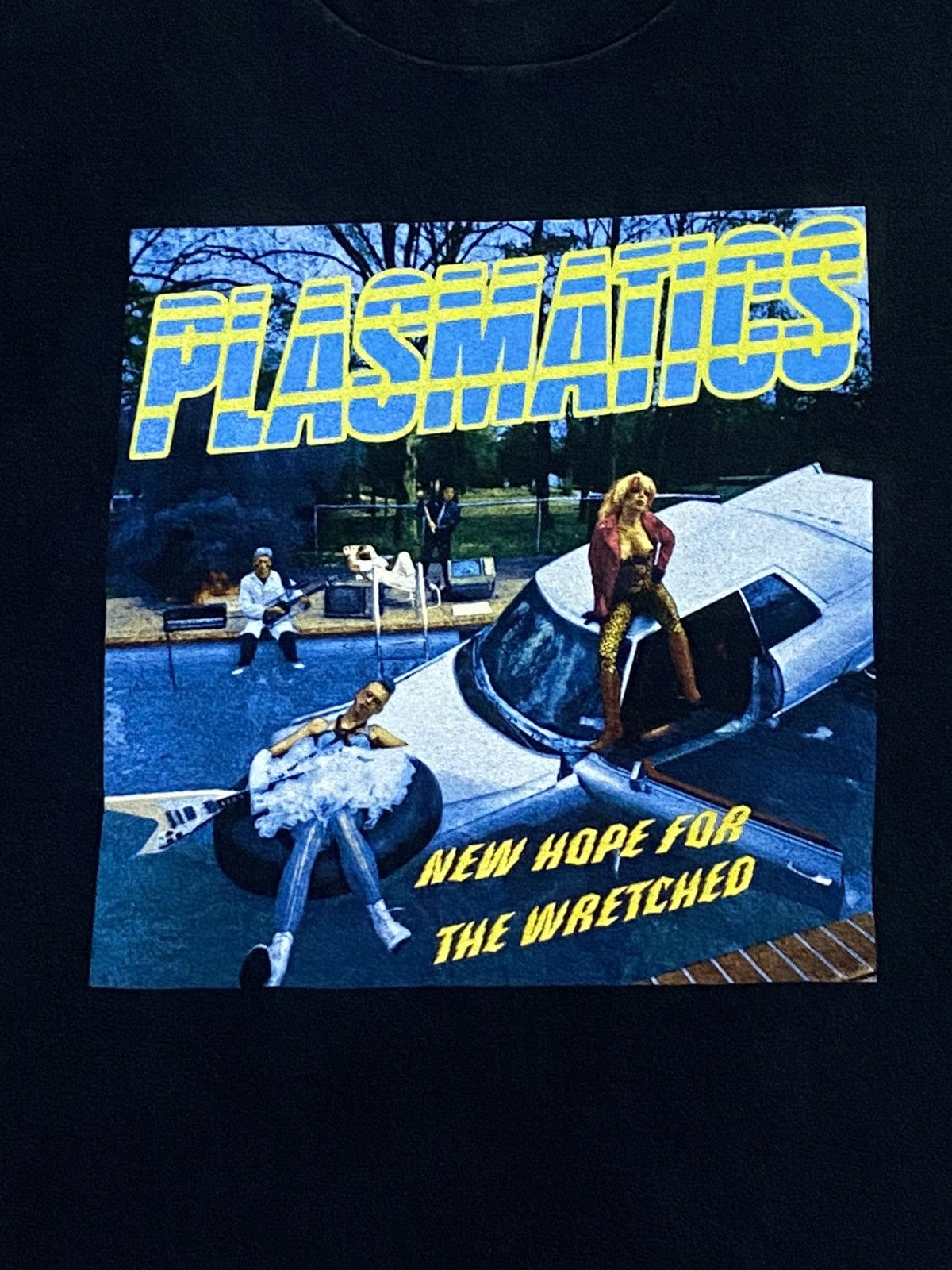 Band Tees × Vintage Vintage 90s PLASMATICS Wendy O.Williams Size US XL / EU 56 / 4 - 13 Thumbnail