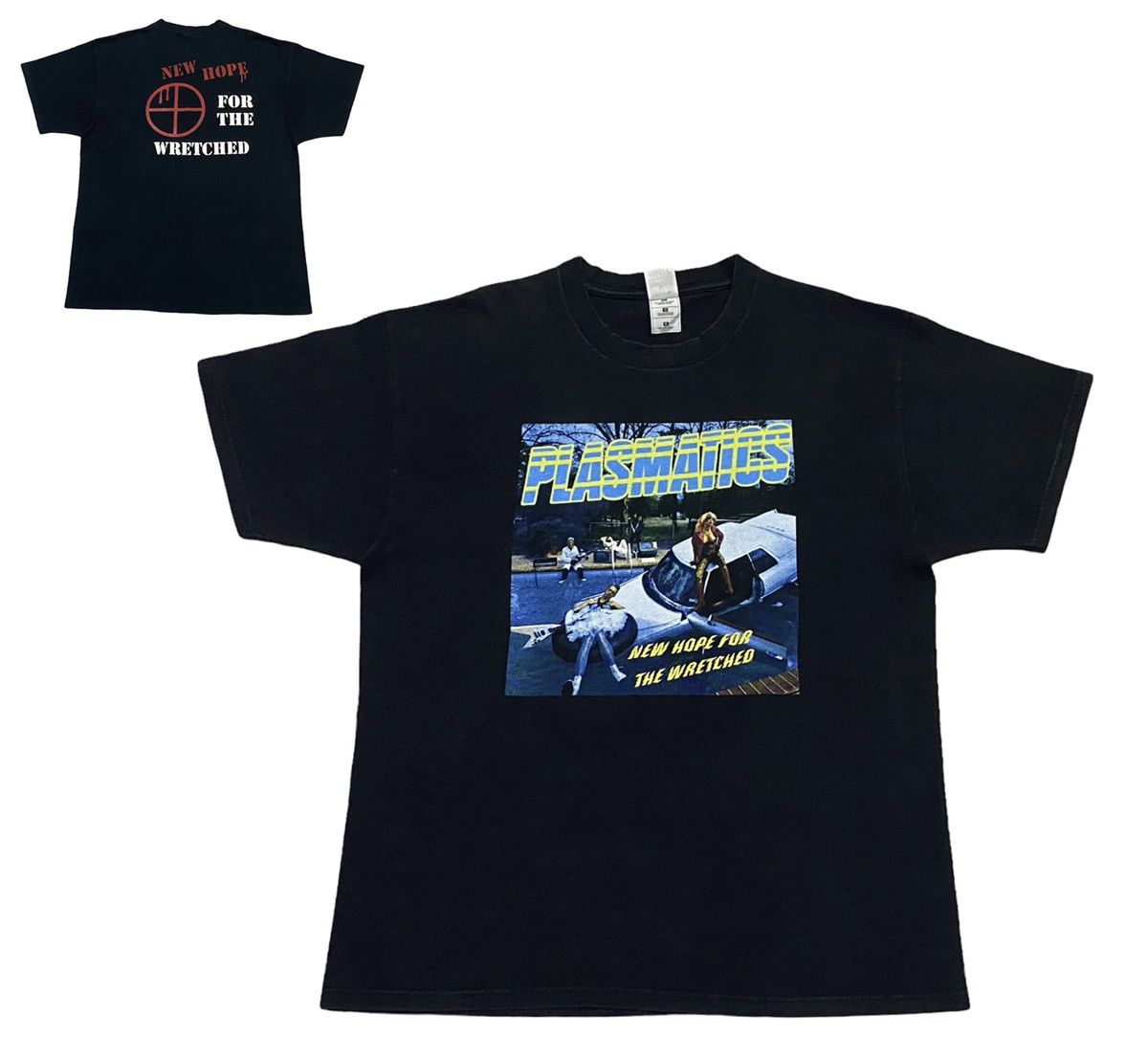 Band Tees × Vintage Vintage 90s PLASMATICS Wendy O.Williams Size US XL / EU 56 / 4 - 1 Thumbnail