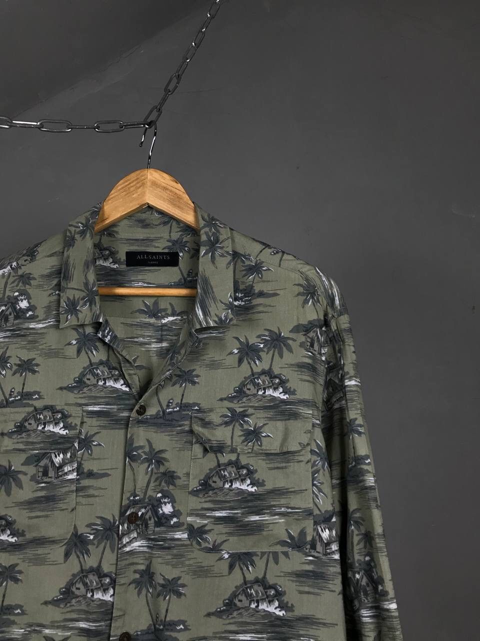 Allsaints Allsaints luxury streetwear crazy multicolor shirt Size US L / EU 52-54 / 3 - 2 Thumbnail