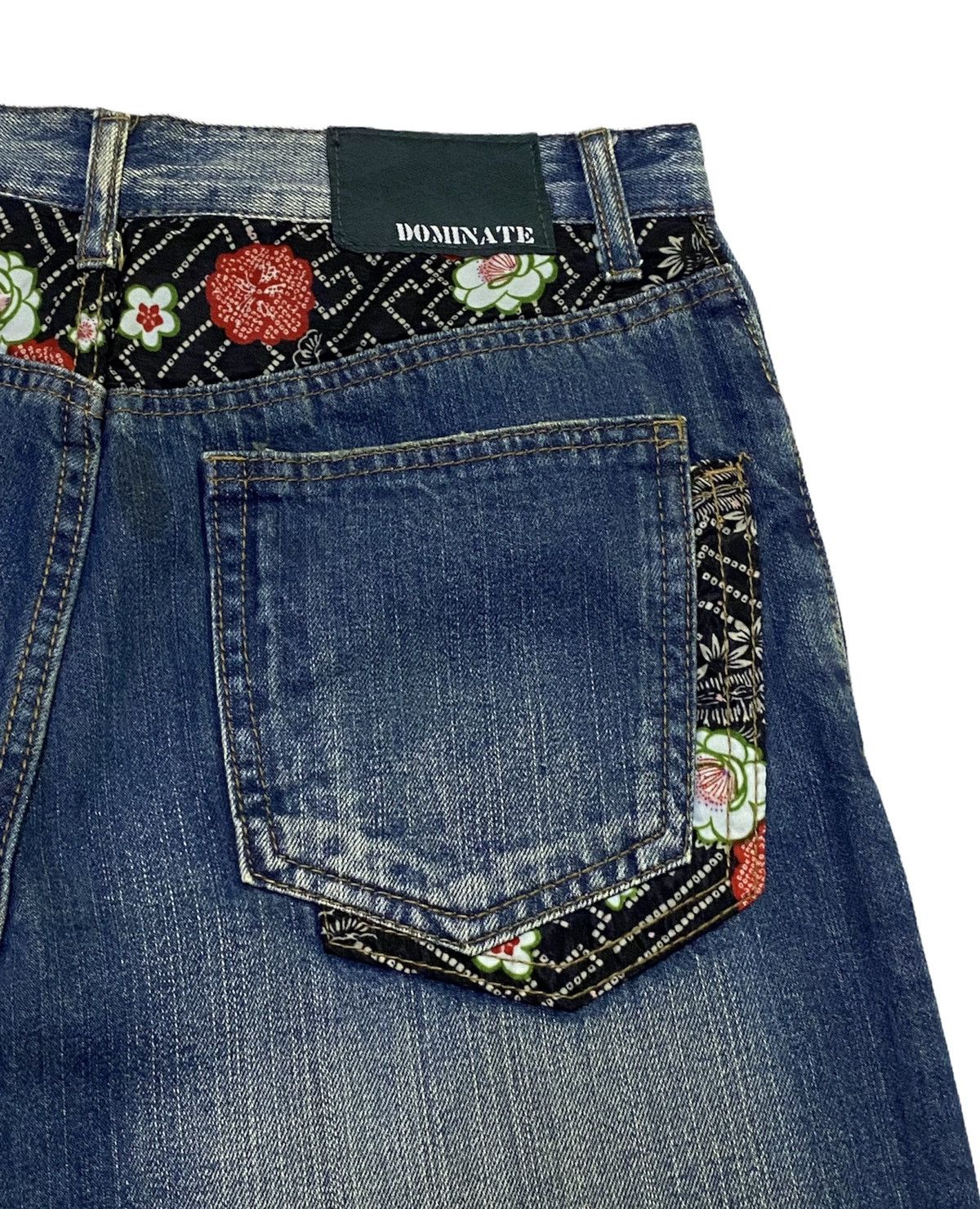 Japanese Brand Japanese Brand "DOMINATE" Embroidery Sugai Koi Fish Jeans Size US 30 / EU 46 - 20 Thumbnail