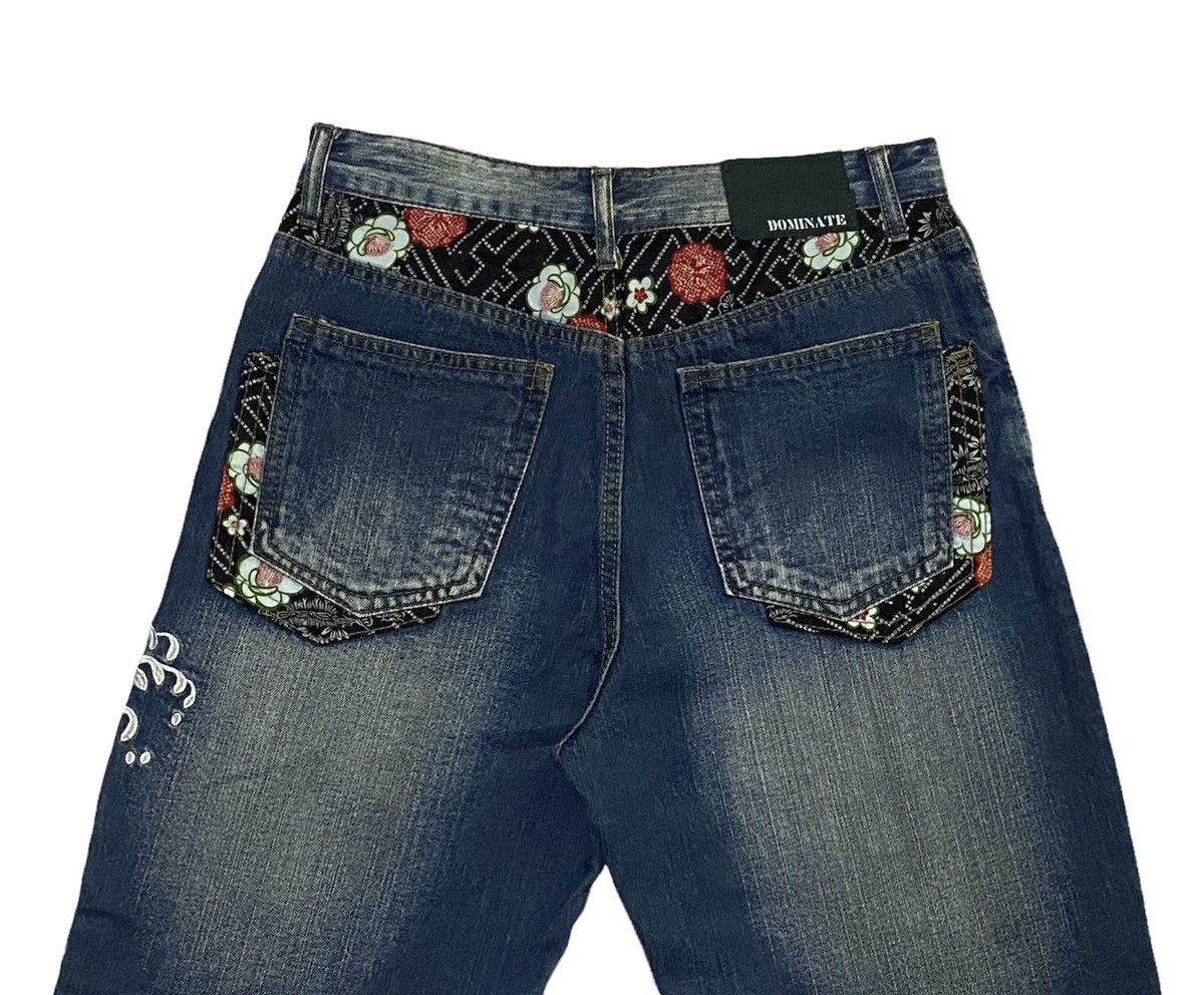 Japanese Brand Japanese Brand "DOMINATE" Embroidery Sugai Koi Fish Jeans Size US 30 / EU 46 - 19 Thumbnail