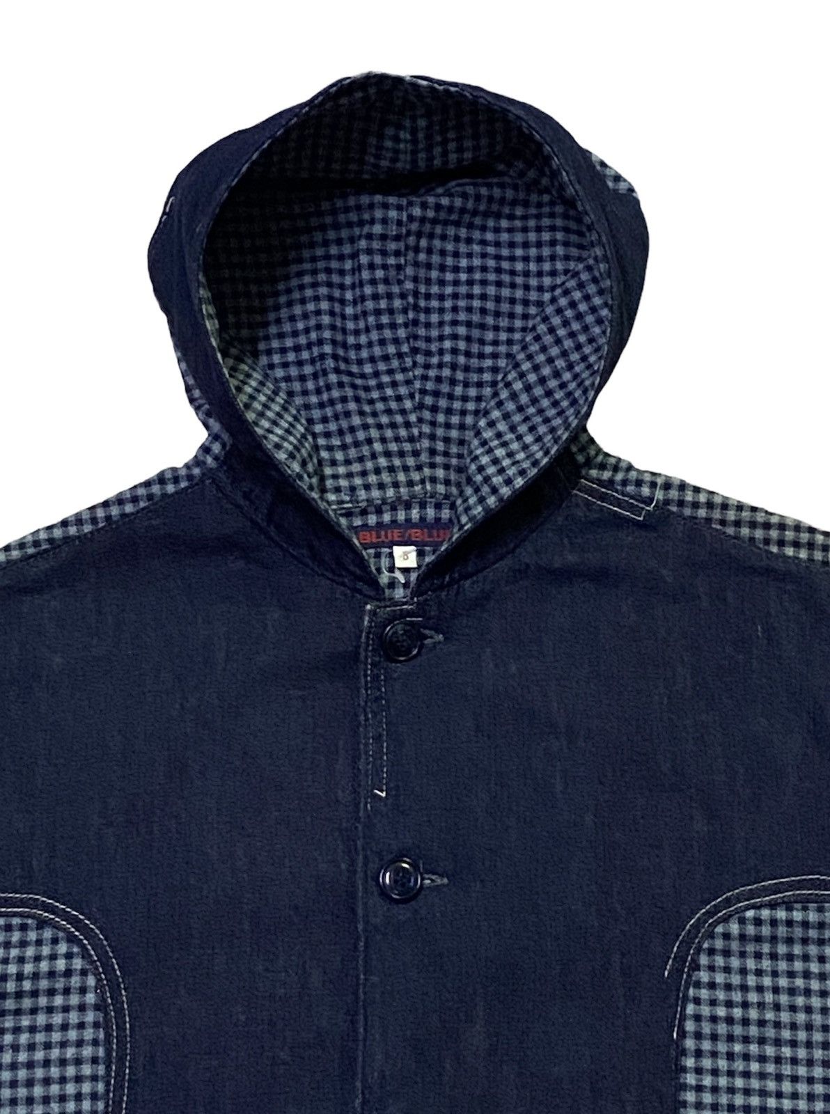 Blue Blue Japan BLUE BLUE GUILT JACKET HOODIE Size US L / EU 52-54 / 3 - 13 Thumbnail