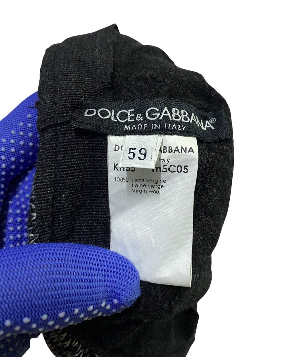 Designer × Dolce & Gabbana DOLCE & GABBANA NEWSBOY HAT BAKER WOOL Size ONE SIZE - 8 Thumbnail