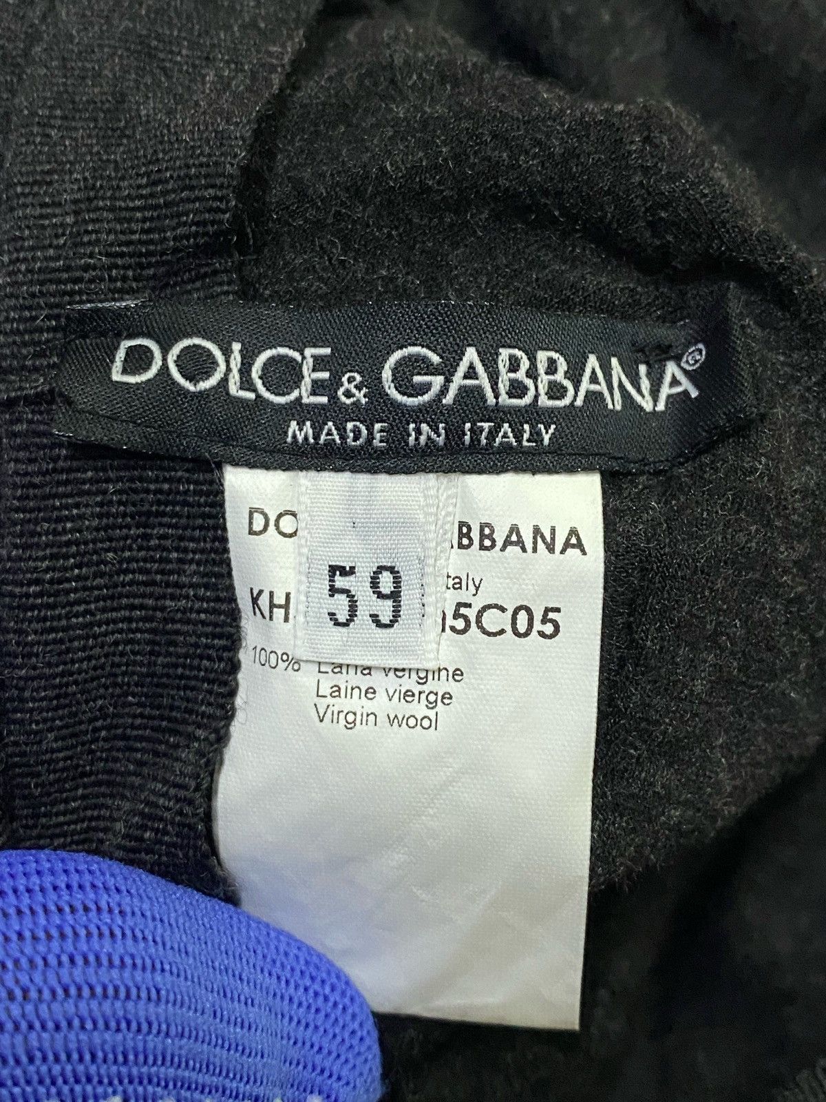 Designer × Dolce & Gabbana DOLCE & GABBANA NEWSBOY HAT BAKER WOOL Size ONE SIZE - 6 Thumbnail