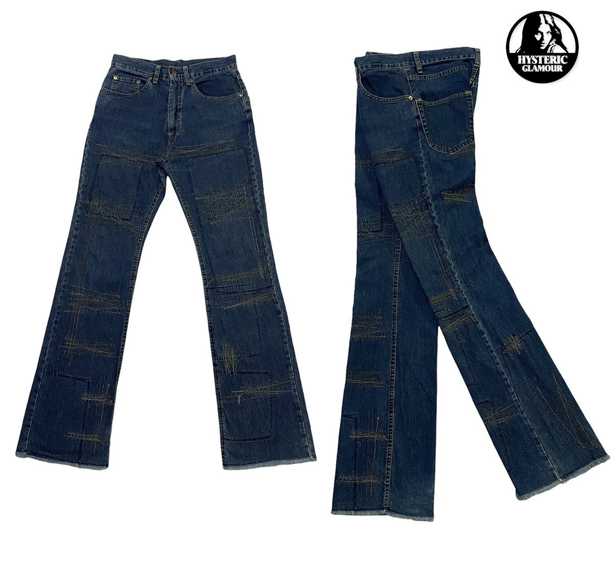 Hysteric Glamour Hysteric Glamour Kinky Stitching Design Size US 28 / EU 44 - 1 Thumbnail