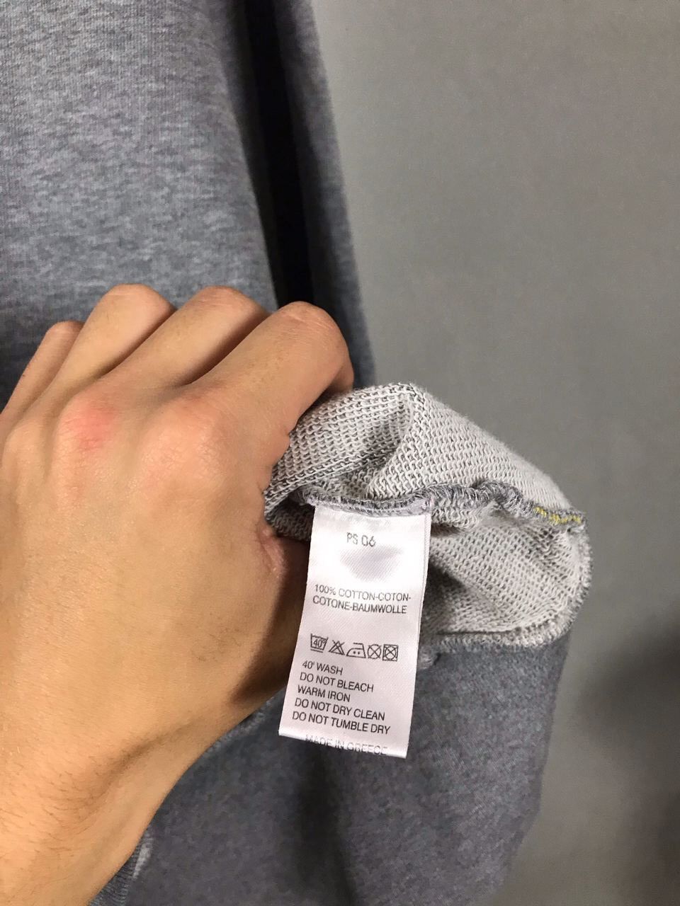 Paul Smith Paul Smith small logo gray sweatshirt Size US L / EU 52-54 / 3 - 6 Thumbnail