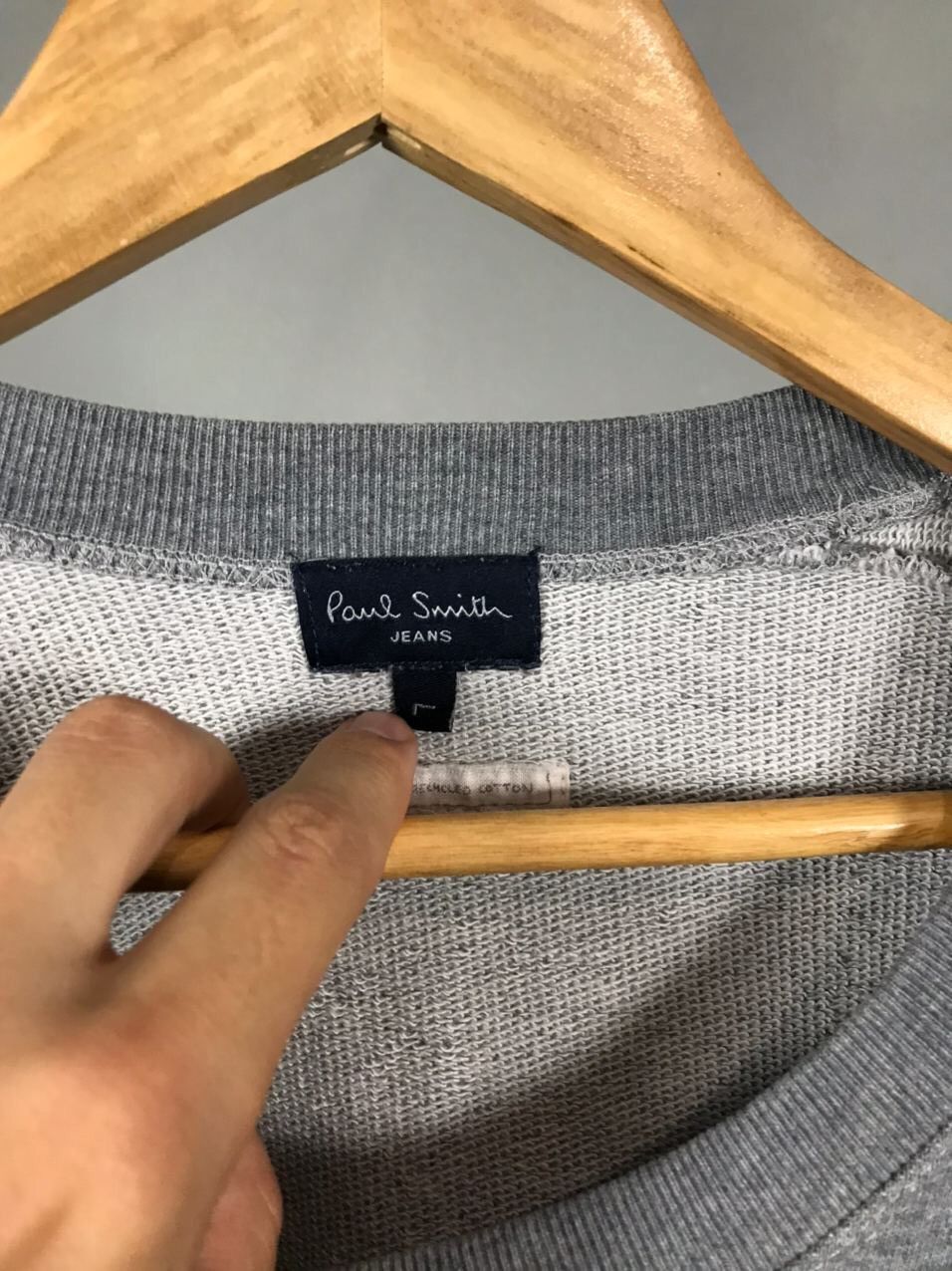 Paul Smith Paul Smith small logo gray sweatshirt Size US L / EU 52-54 / 3 - 5 Thumbnail