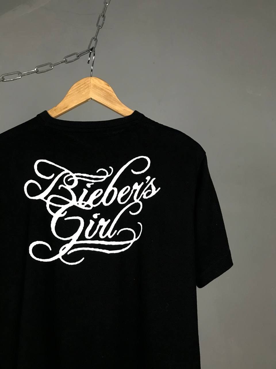 Band Tees × Justin Bieber × Vintage Justin Bieber vintage pop star overprinted tee Size US M / EU 48-50 / 2 - 6 Thumbnail