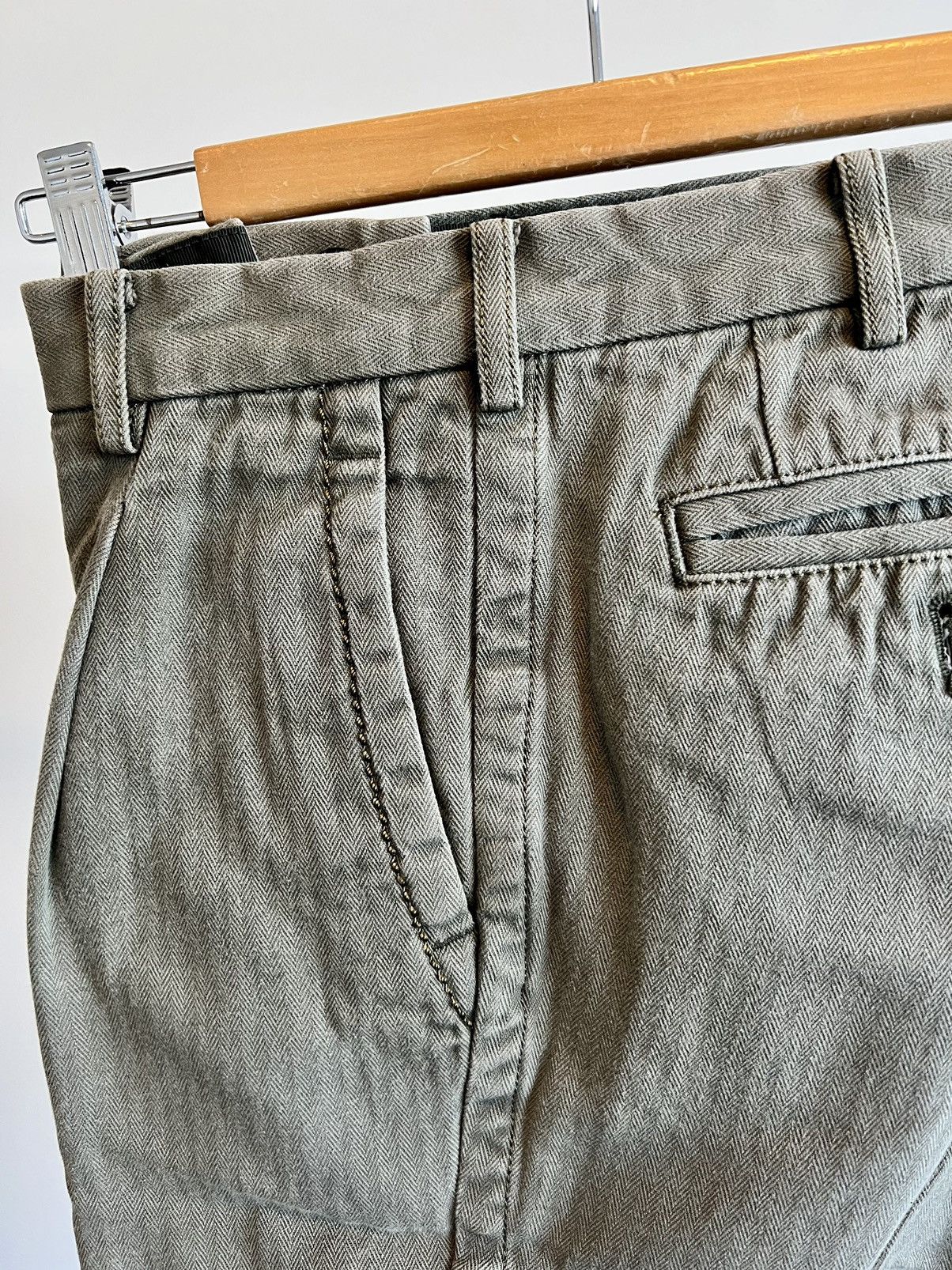Sacai S/S15 Cropped Pleated Trousers Size US 32 / EU 48 - 3 Thumbnail
