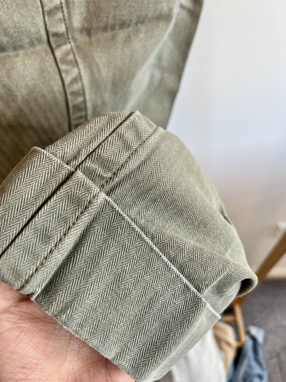 Sacai S/S15 Cropped Pleated Trousers Size US 32 / EU 48 - 4 Thumbnail