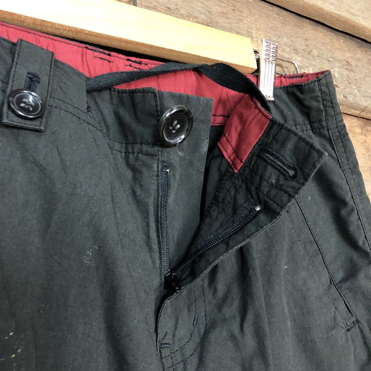 Japanese Brand DLL Japan Black Multipocket Cargo Pants #c702 Size US 28 / EU 44 - 6 Thumbnail