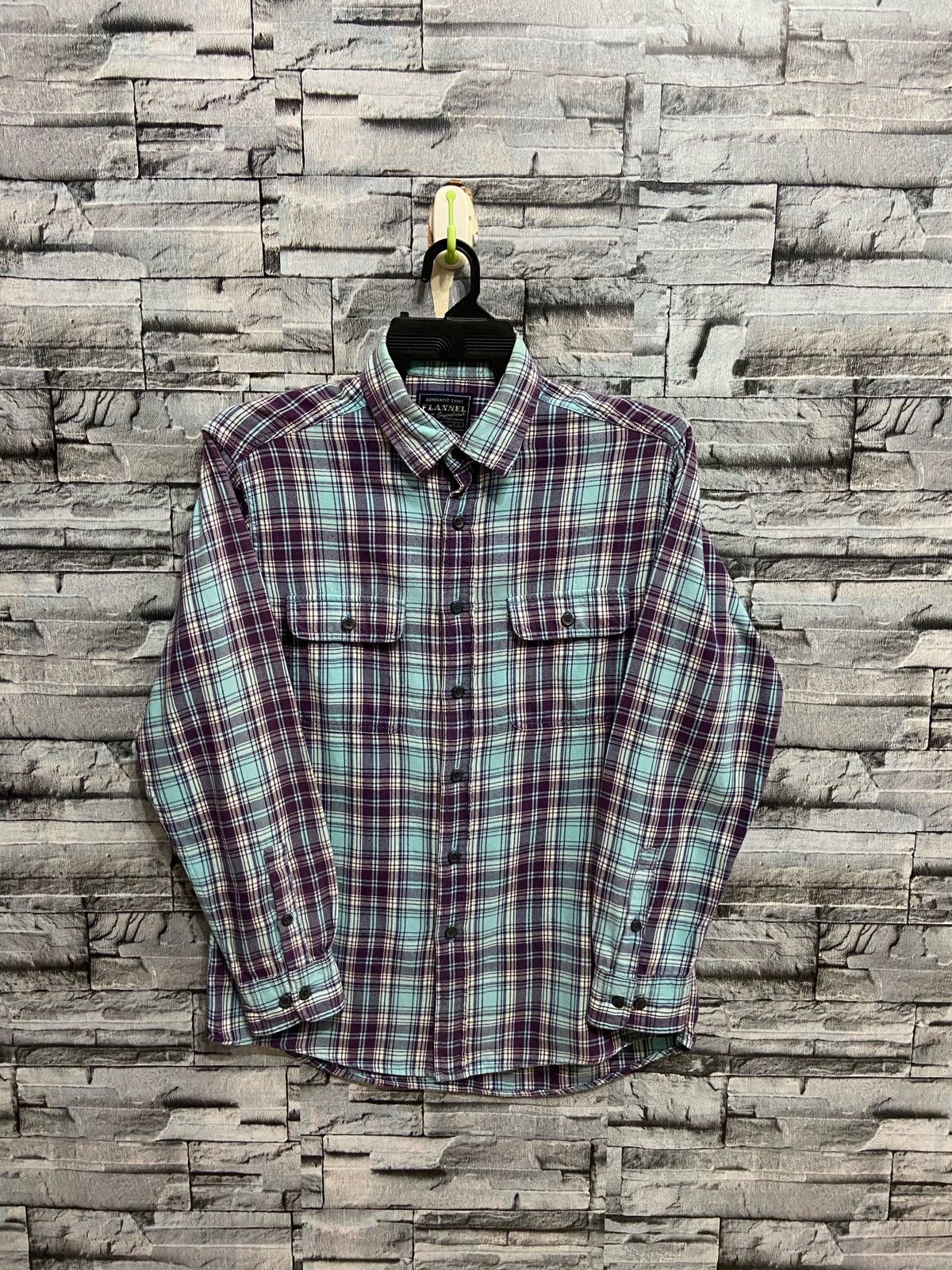 Flannel Vintage Flannel double pocket plaid design L fit M Size US M / EU 48-50 / 2 - 1 Thumbnail
