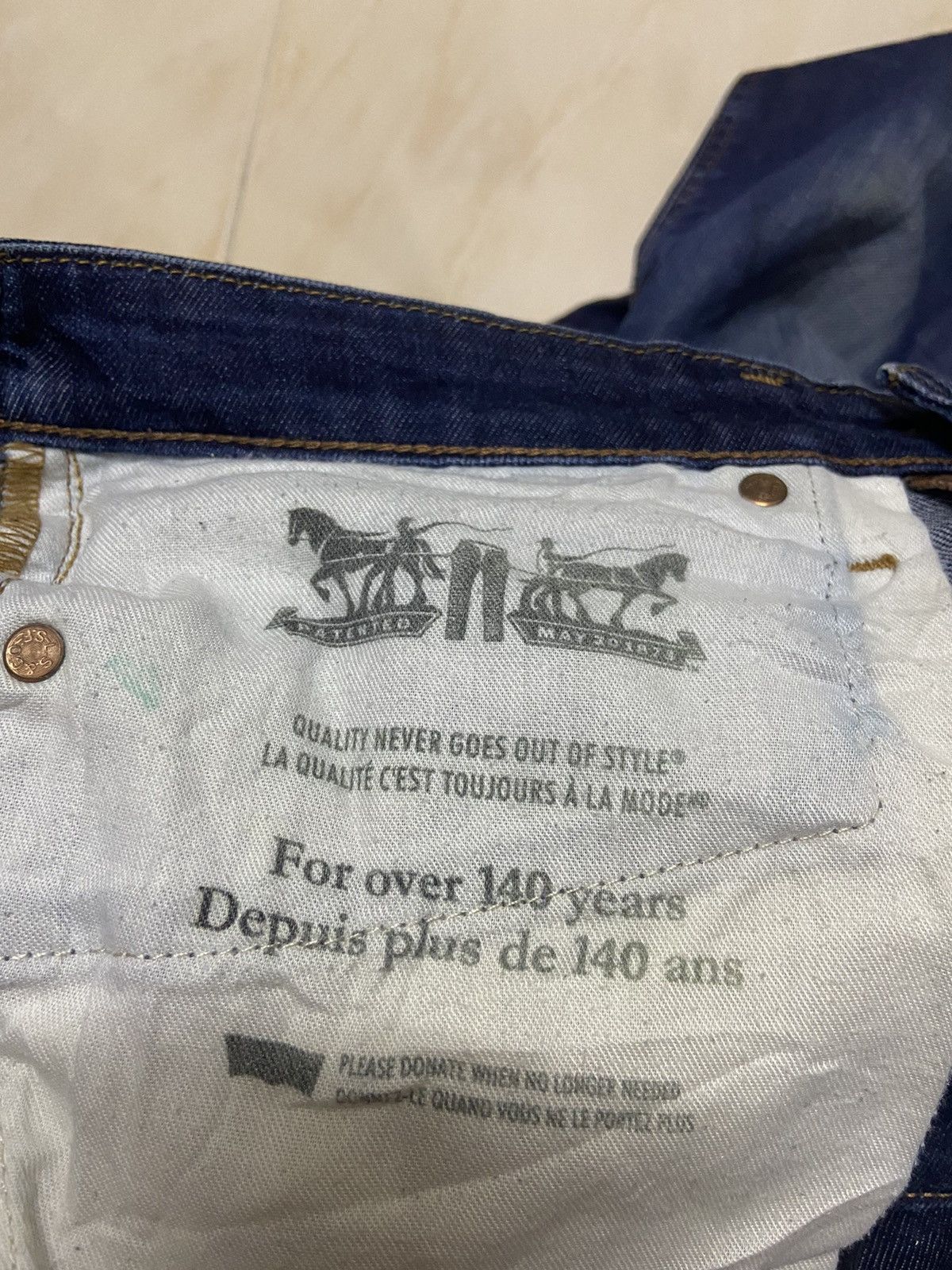 Levi's Vintage Levis 511 Denim Jeans straigh cut size W32 Size US 32 / EU 48 - 9 Thumbnail