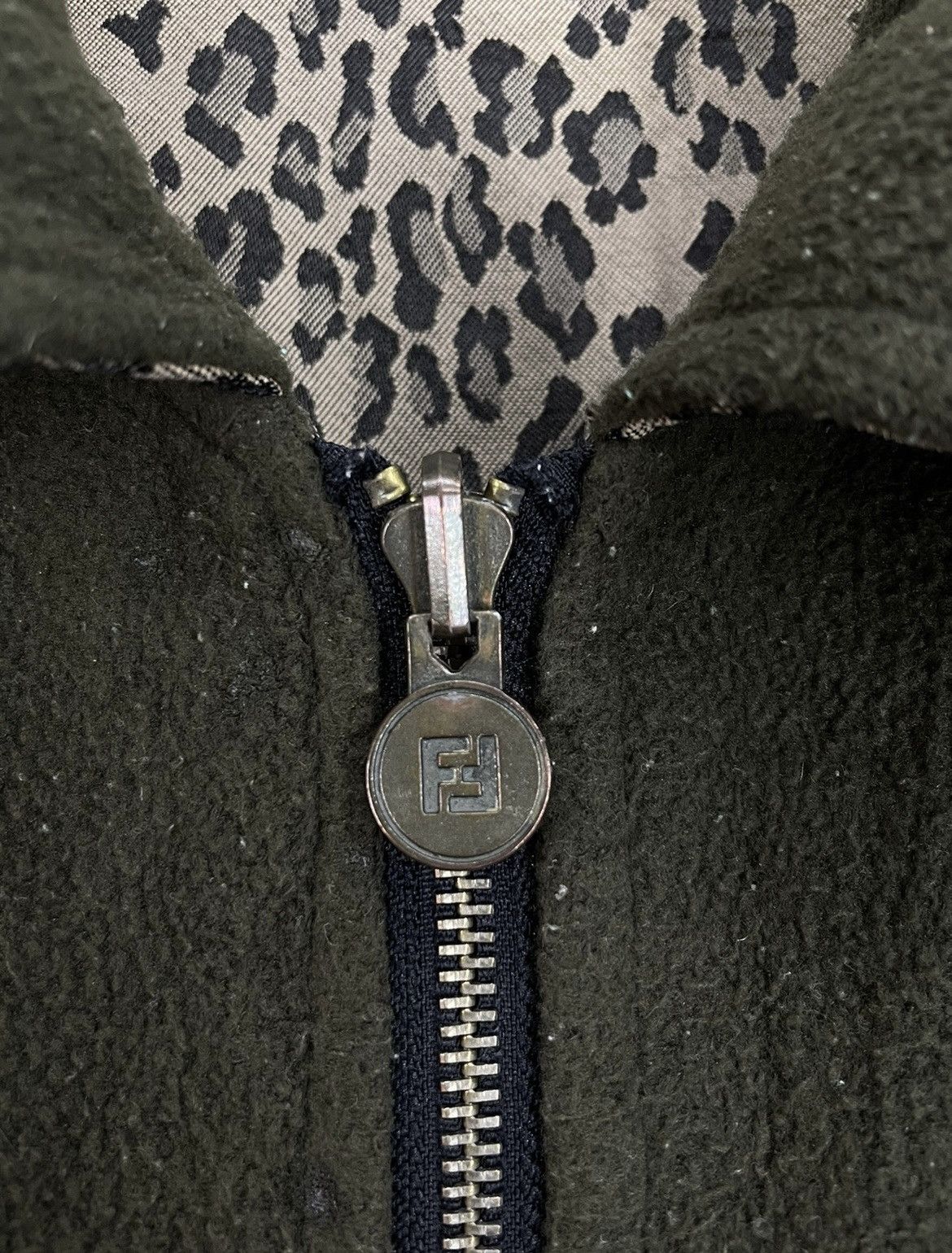 Fendi Vintage Fendi Leopard reversible jacket Size US L / EU 52-54 / 3 - 10 Thumbnail