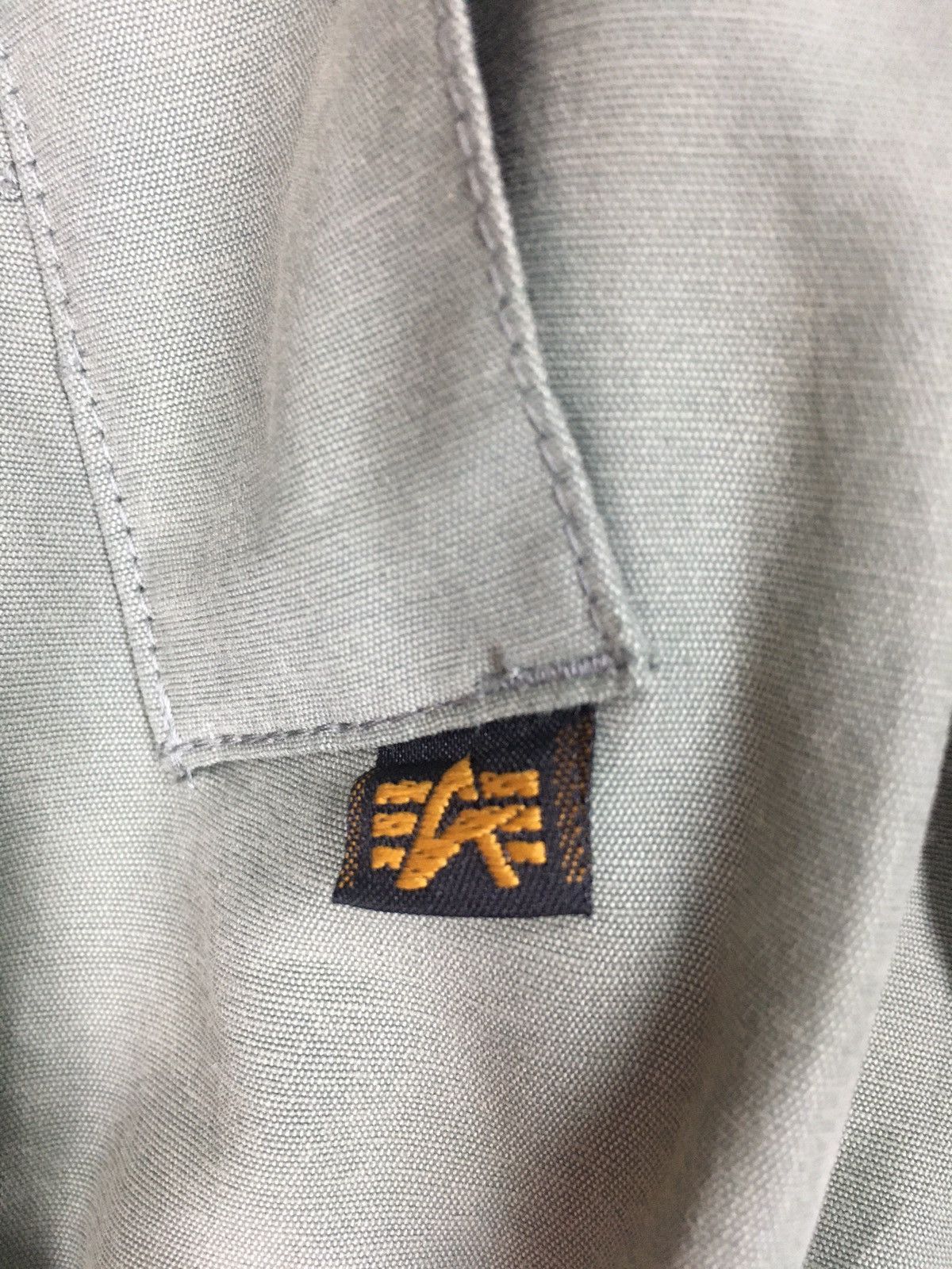 Alpha Industries ARMY reflector sweater reproduction 50s zip up jacket Size US M / EU 48-50 / 2 - 6 Thumbnail