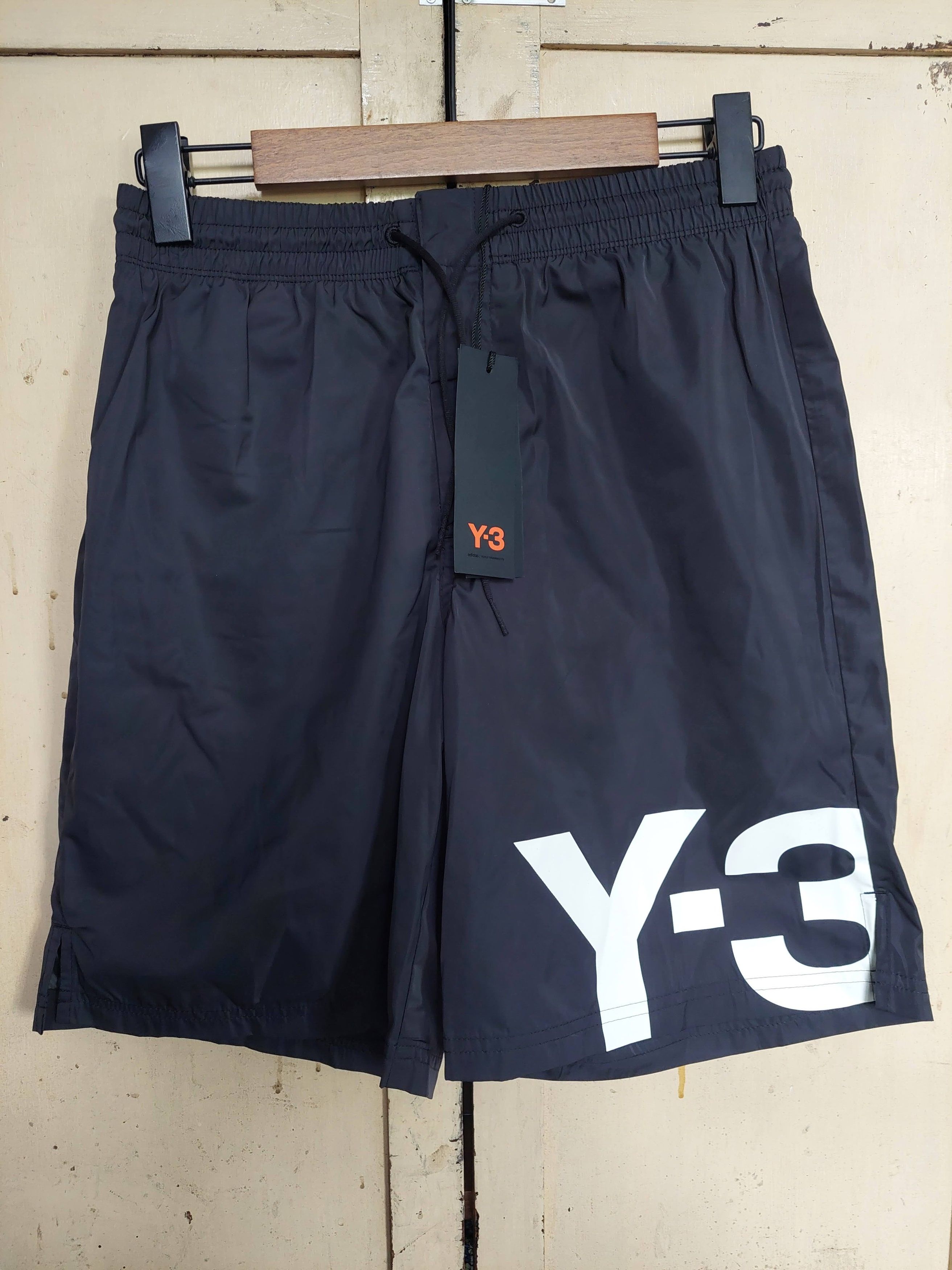 Pre-owned Y-3 Swim Shorts In Black