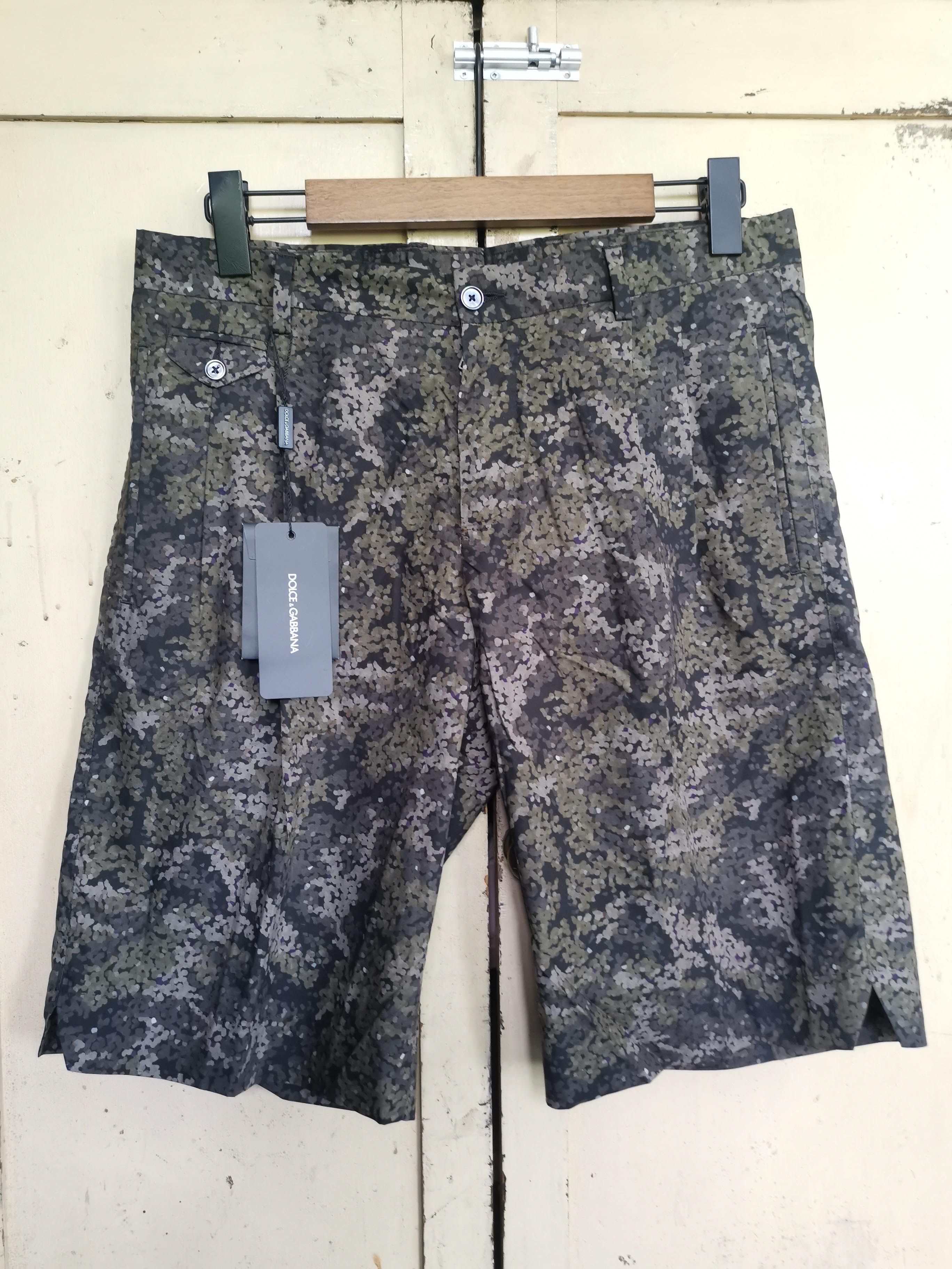 image of Dolce Gabbana Camouflage Shorts, Men's (Size 30)