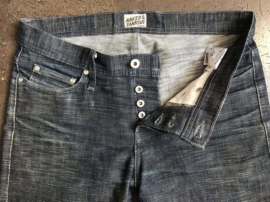 Naked & Famous Frankenstein Raw Denim Jeans | Grailed