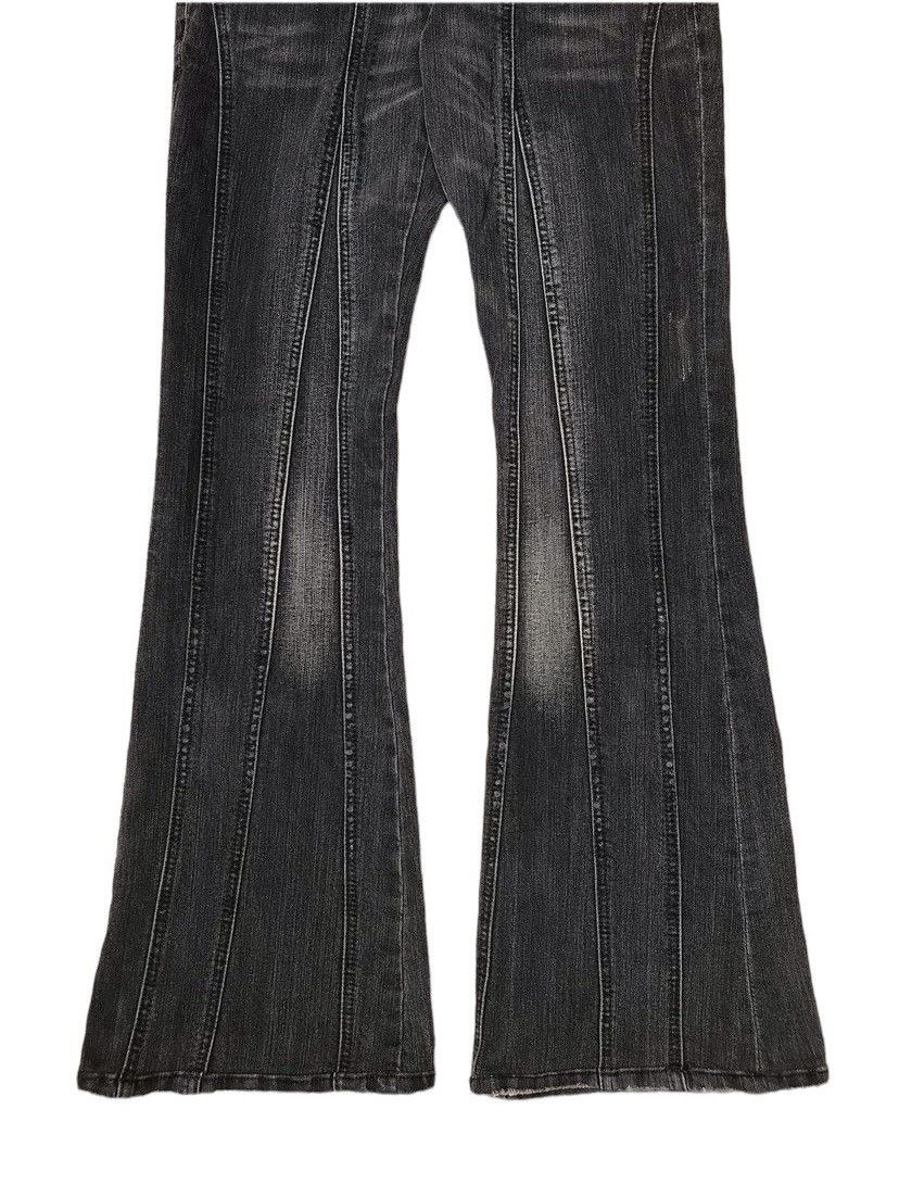20471120 × Beauty Beast × Hysteric Glamour 💥FLARE PANTS💥 JAPANESE FLARE JEANS NICE DESIGN Size US 28 / EU 44 - 2 Thumbnail