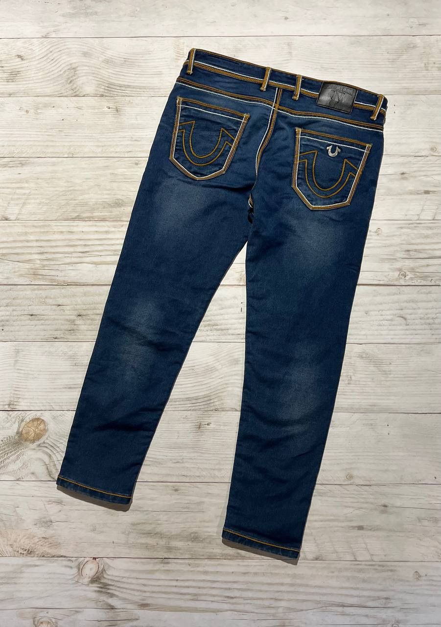 image of Vintage True Religion Denim Jeans Metal Logo Japan Y2K in Blue, Men's (Size 36)