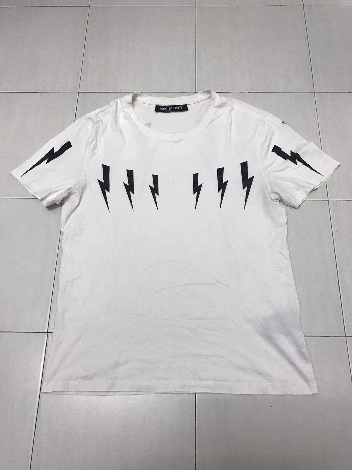 NEIL BARRETT HIGH VOLTAN T-SHIRT SLIM FIT