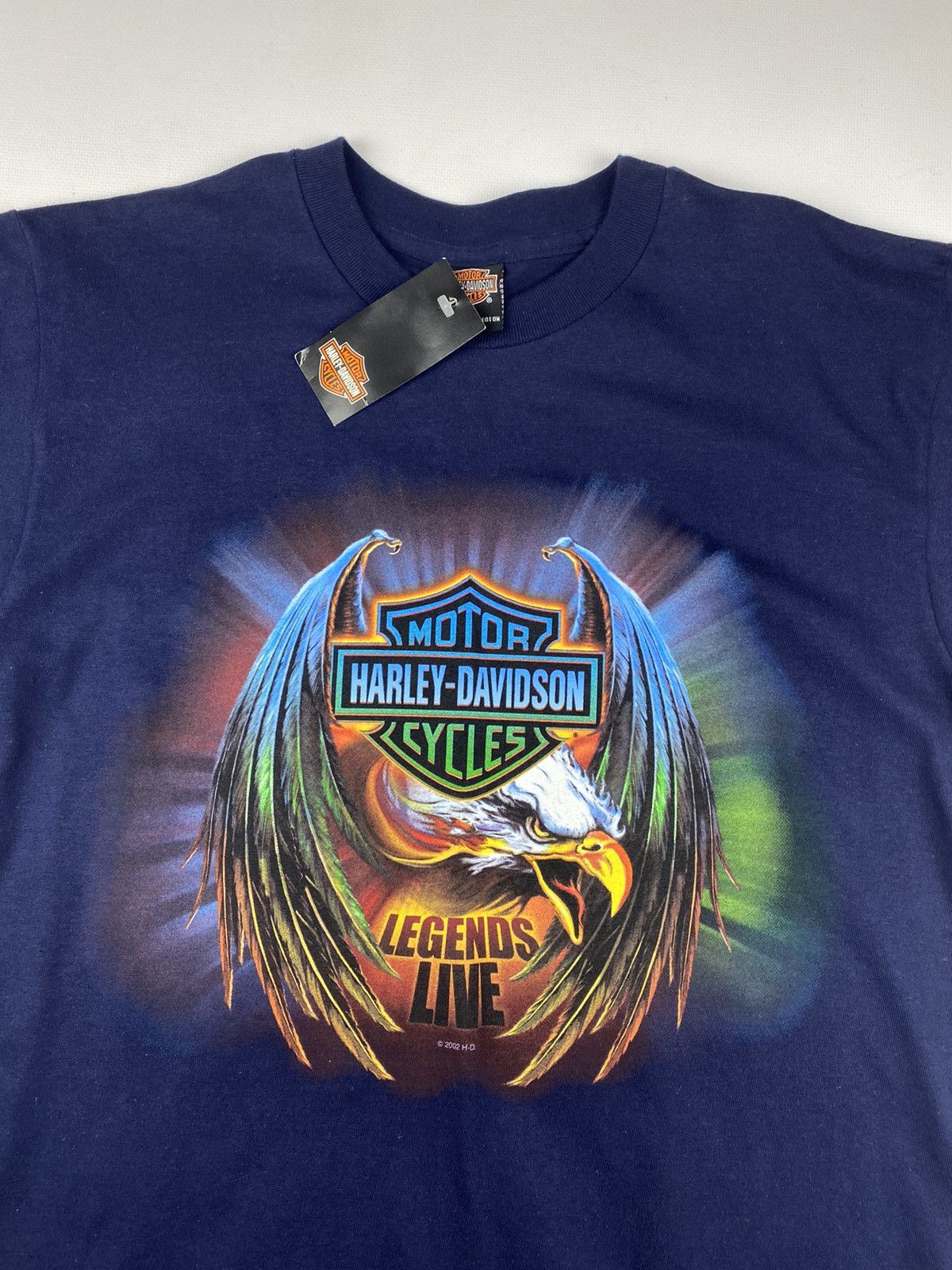 Harley Davidson Mens Vintage Harley Davidson Legends Live 2002 T Shirt Size US M / EU 48-50 / 2 - 4 Thumbnail