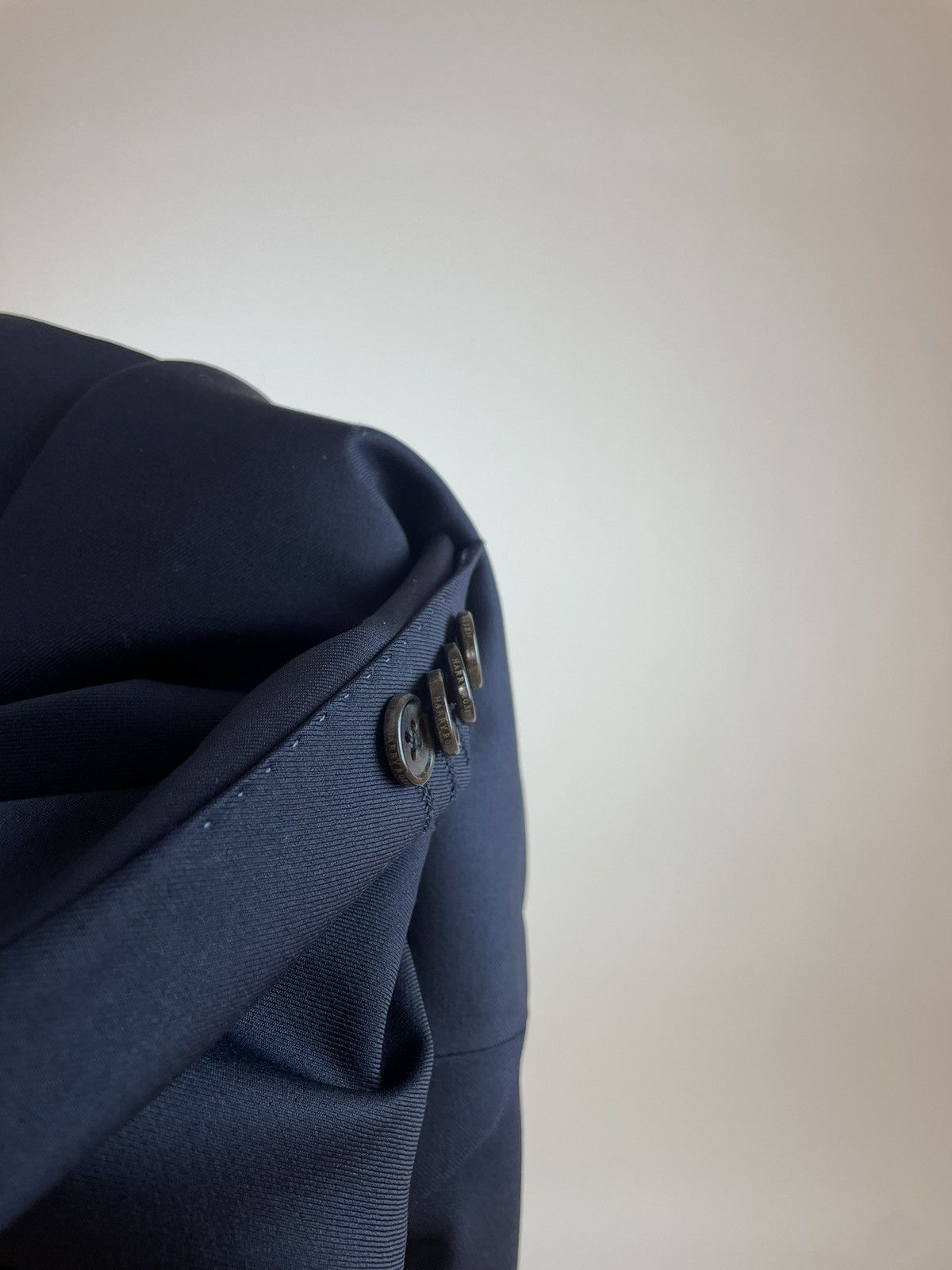 Harry Rosen HARRY ROSEN London Wool Blazer dark blue Mens size XL/54 Size 54R - 17 Thumbnail