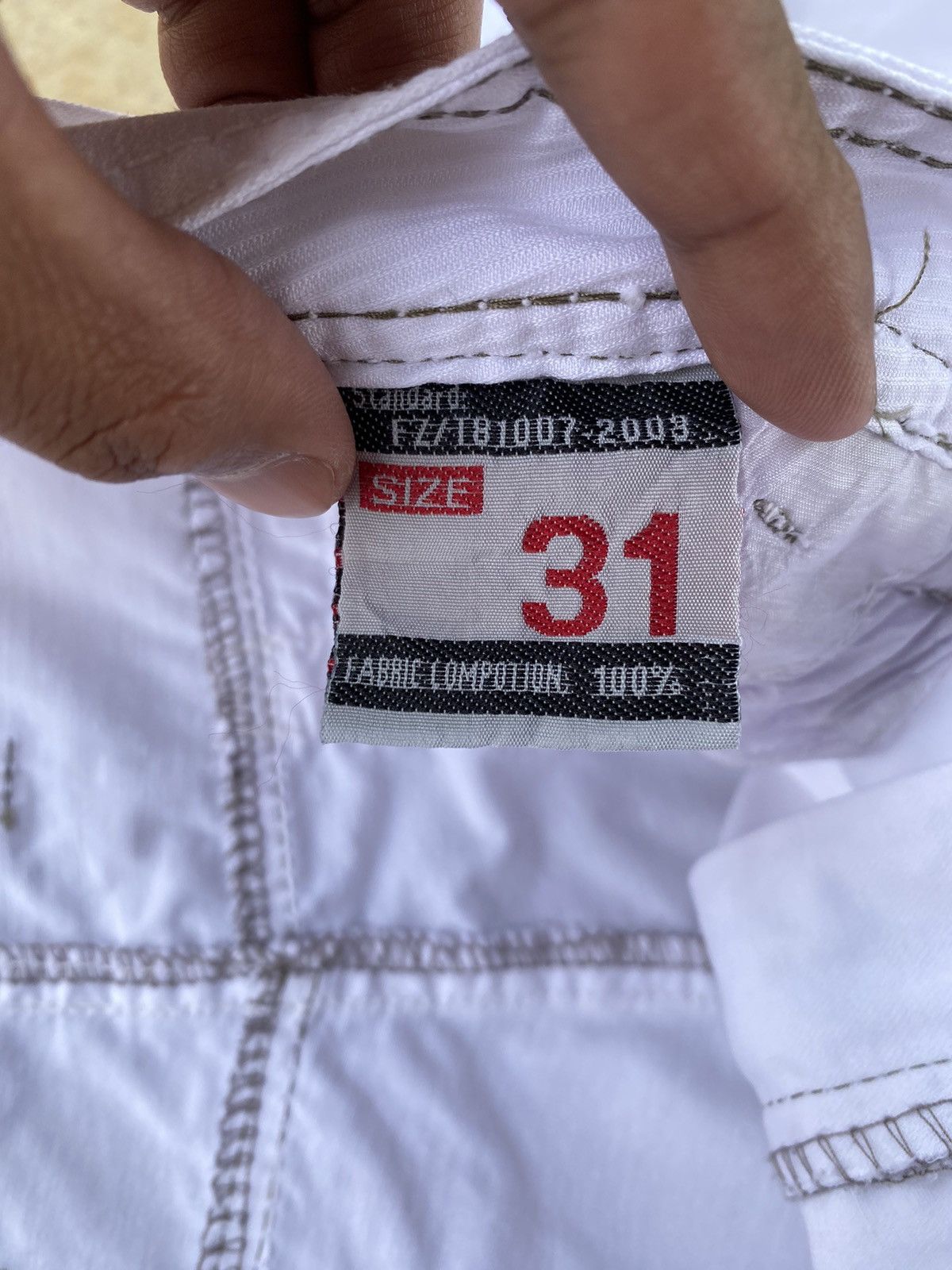 Japanese Brand Vintage Y2k Ba.Wang.Cheng Multi-Pocket Cargo Pants Size US 31 - 16 Thumbnail