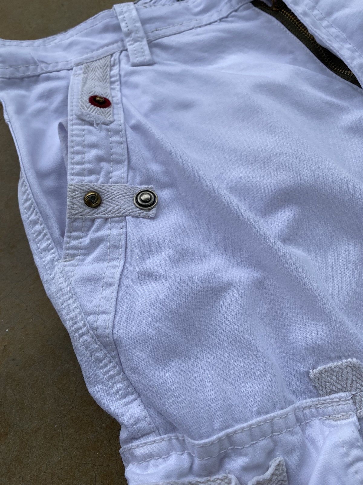 Japanese Brand Vintage Y2k Ba.Wang.Cheng Multi-Pocket Cargo Pants Size US 31 - 5 Thumbnail