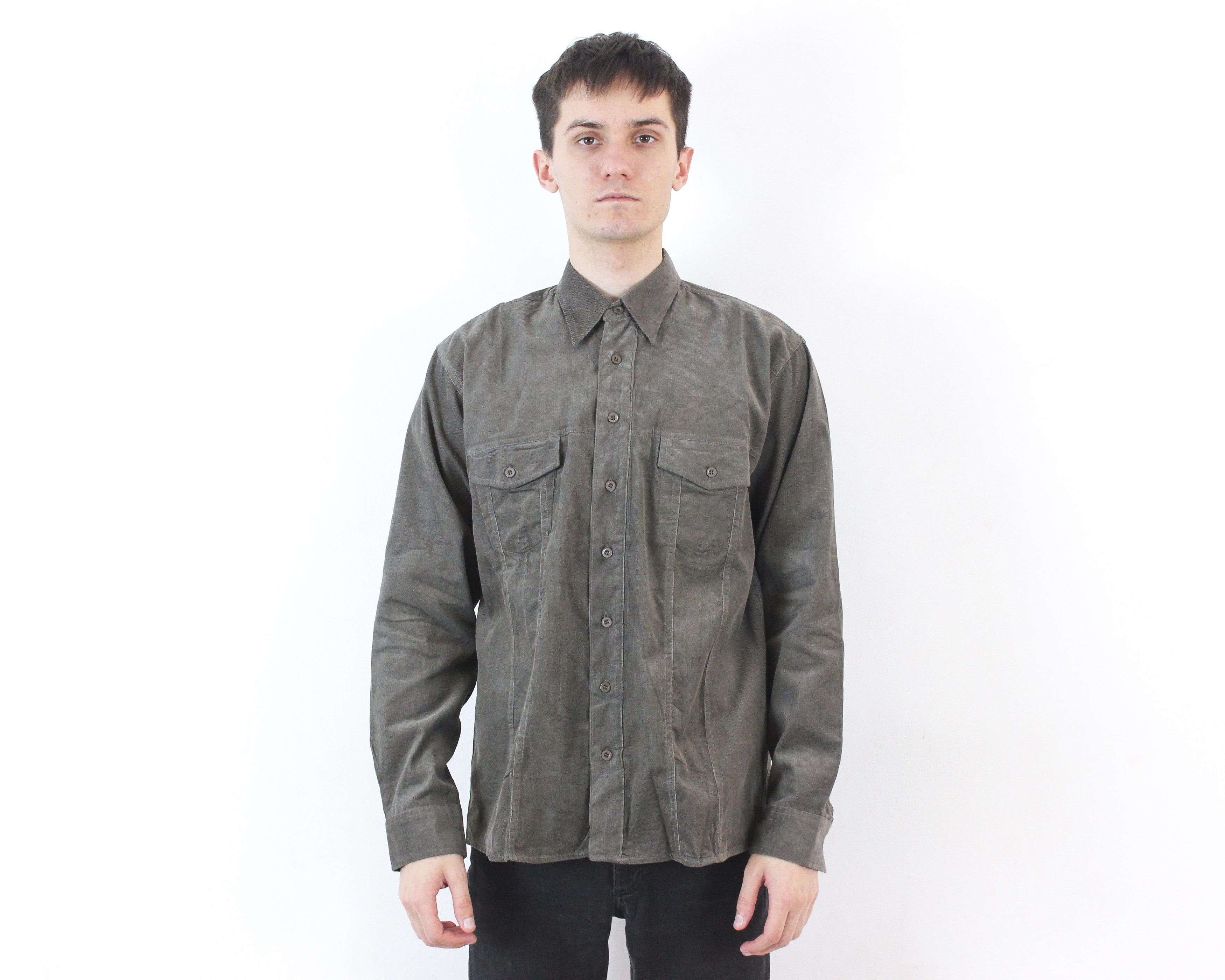 Other × Vintage Watsons M Shirt Long Sleeve Soft Corduroy Cords EU 48/50 Top Size US M / EU 48-50 / 2 - 2 Thumbnail