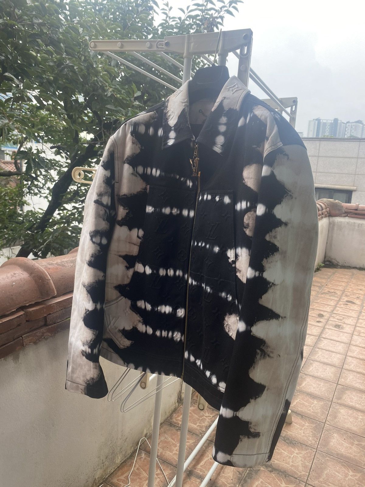 Louis vuitton tye-die denim jacket