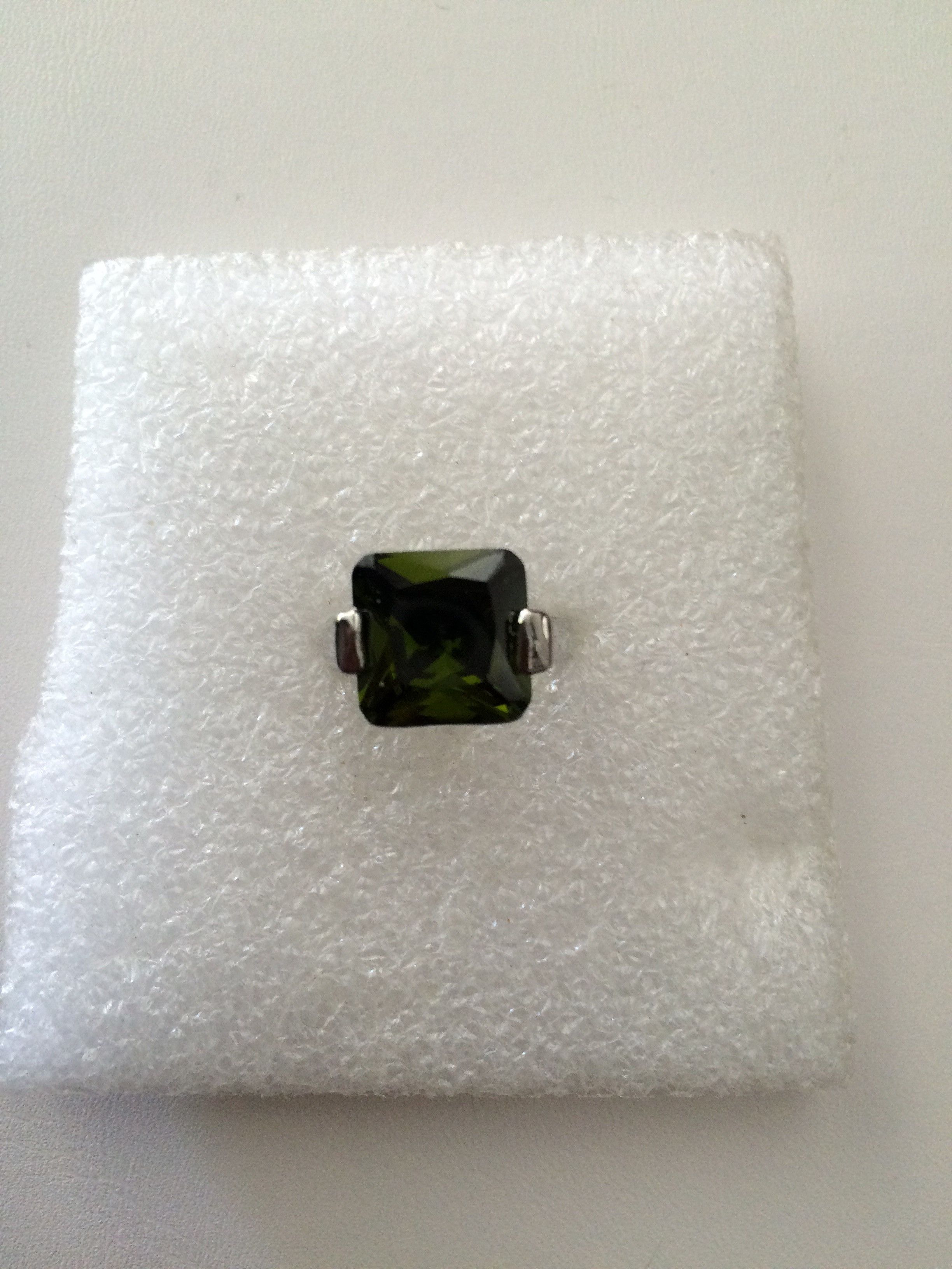Jewelry Green CZ Ring - Size 5.75 Size ONE SIZE - 1 Thumbnail