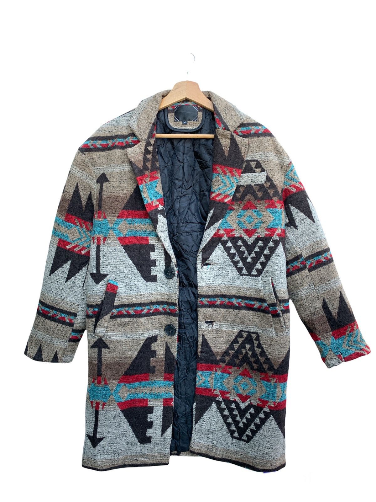 Japanese Brand × Native 🔥Vintage Japanese Brand Native Wool Long Jacket Size US M / EU 48-50 / 2 - 11 Thumbnail