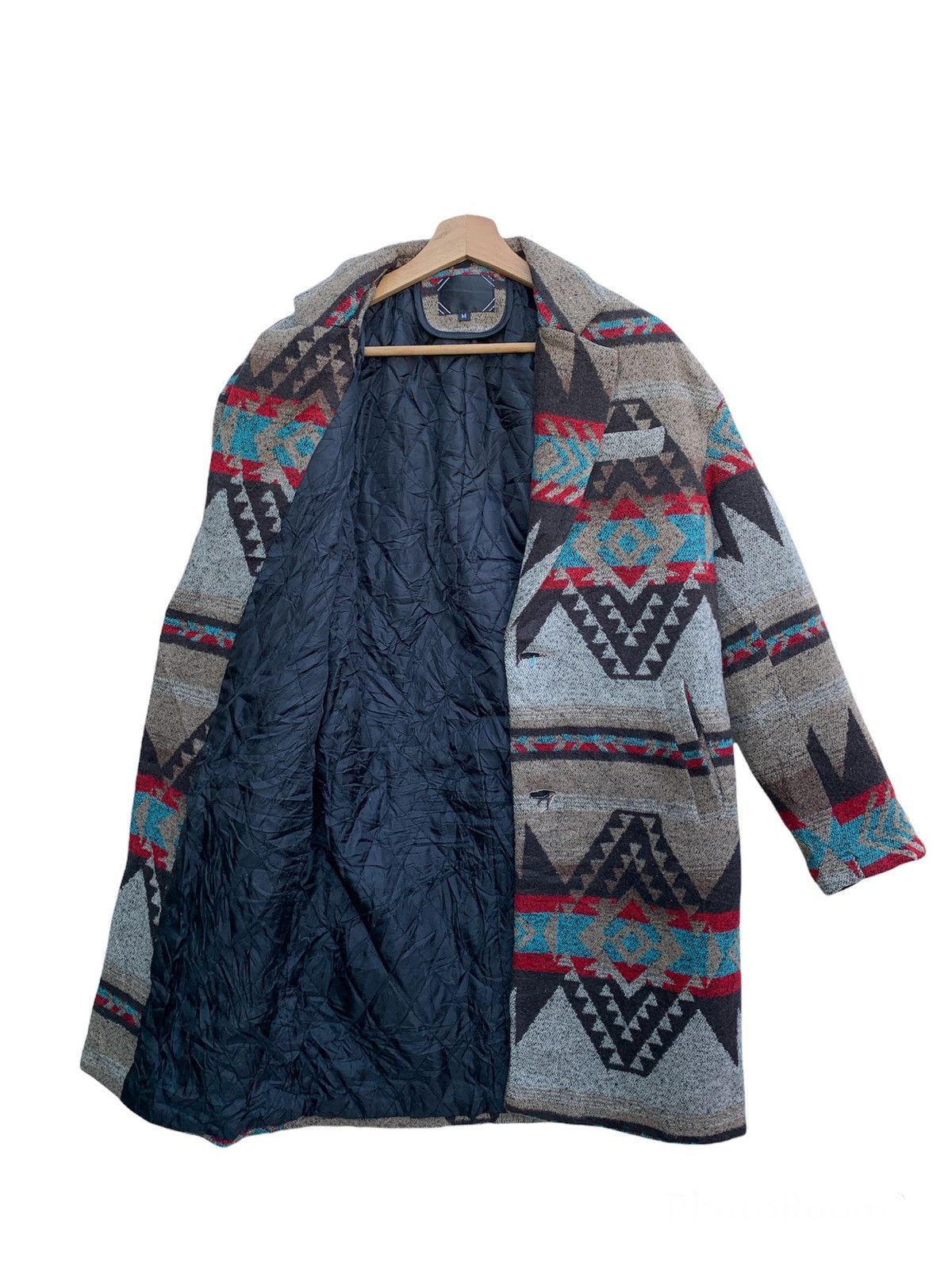 Japanese Brand × Native 🔥Vintage Japanese Brand Native Wool Long Jacket Size US M / EU 48-50 / 2 - 12 Thumbnail