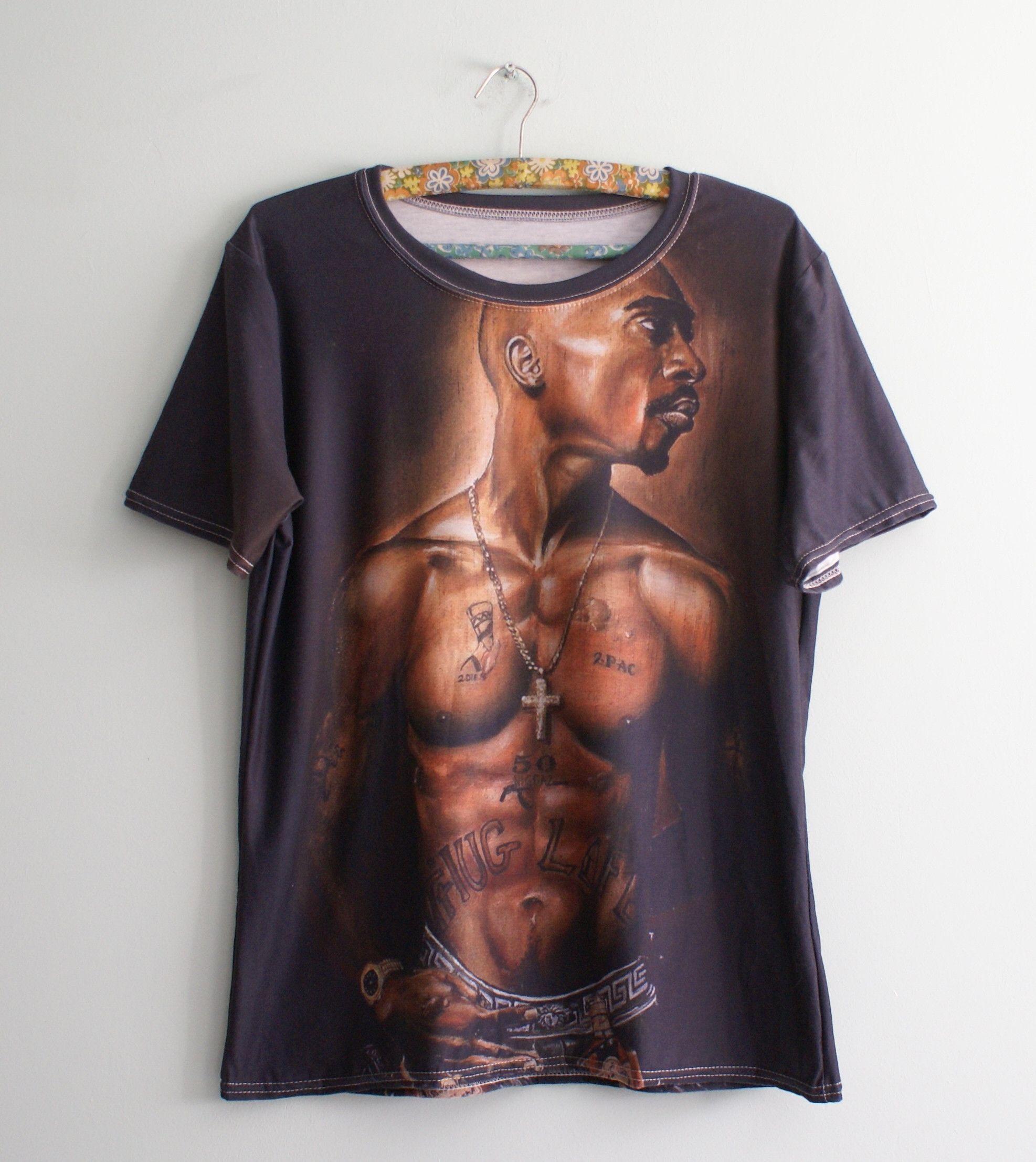 Rap Tees × Vintage Vintage Tupac Shakur T-shirt, 2000s 2Pac shirt, Rap Tee Size US M / EU 48-50 / 2 - 1 Thumbnail