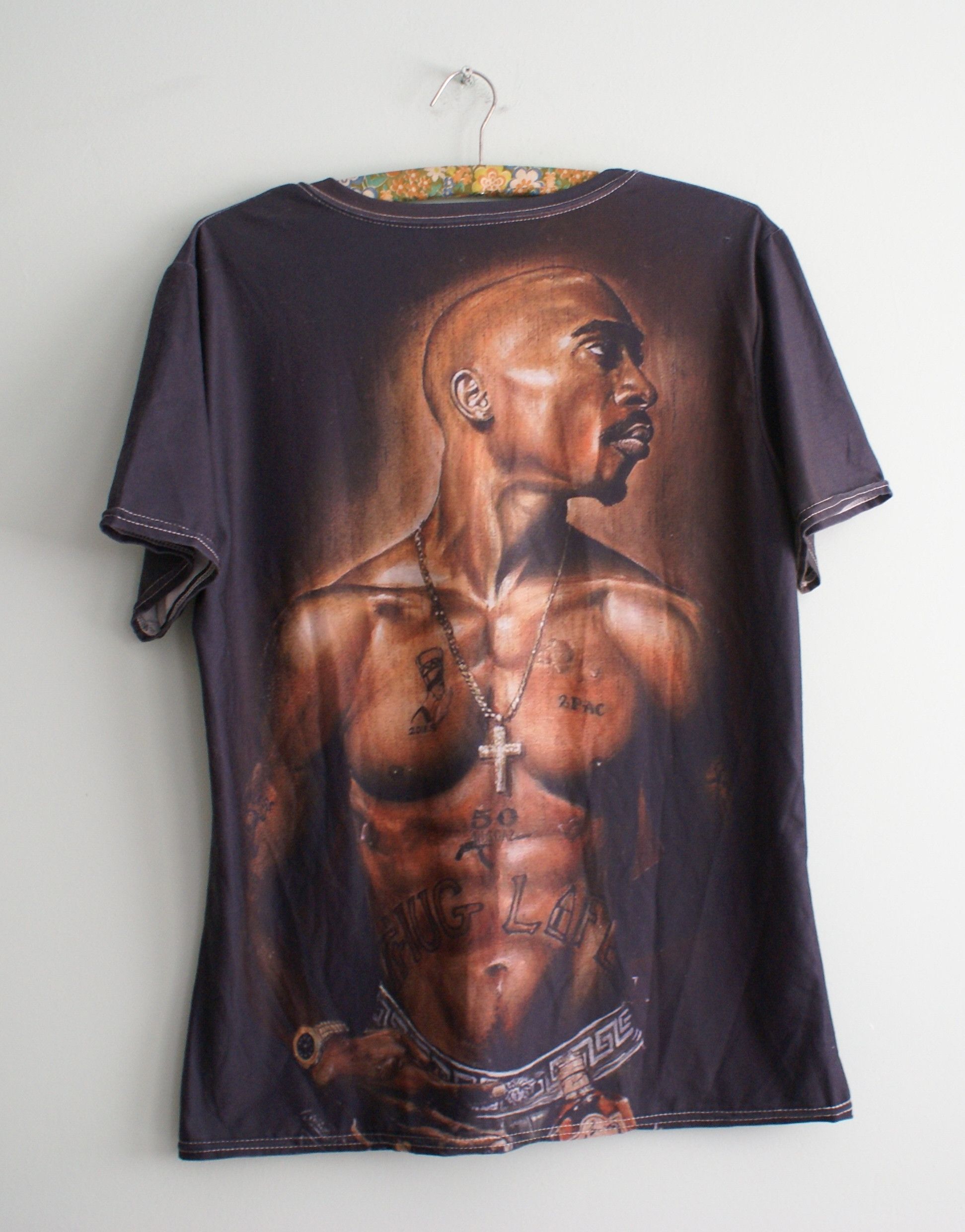 Rap Tees × Vintage Vintage Tupac Shakur T-shirt, 2000s 2Pac shirt, Rap Tee Size US M / EU 48-50 / 2 - 7 Thumbnail